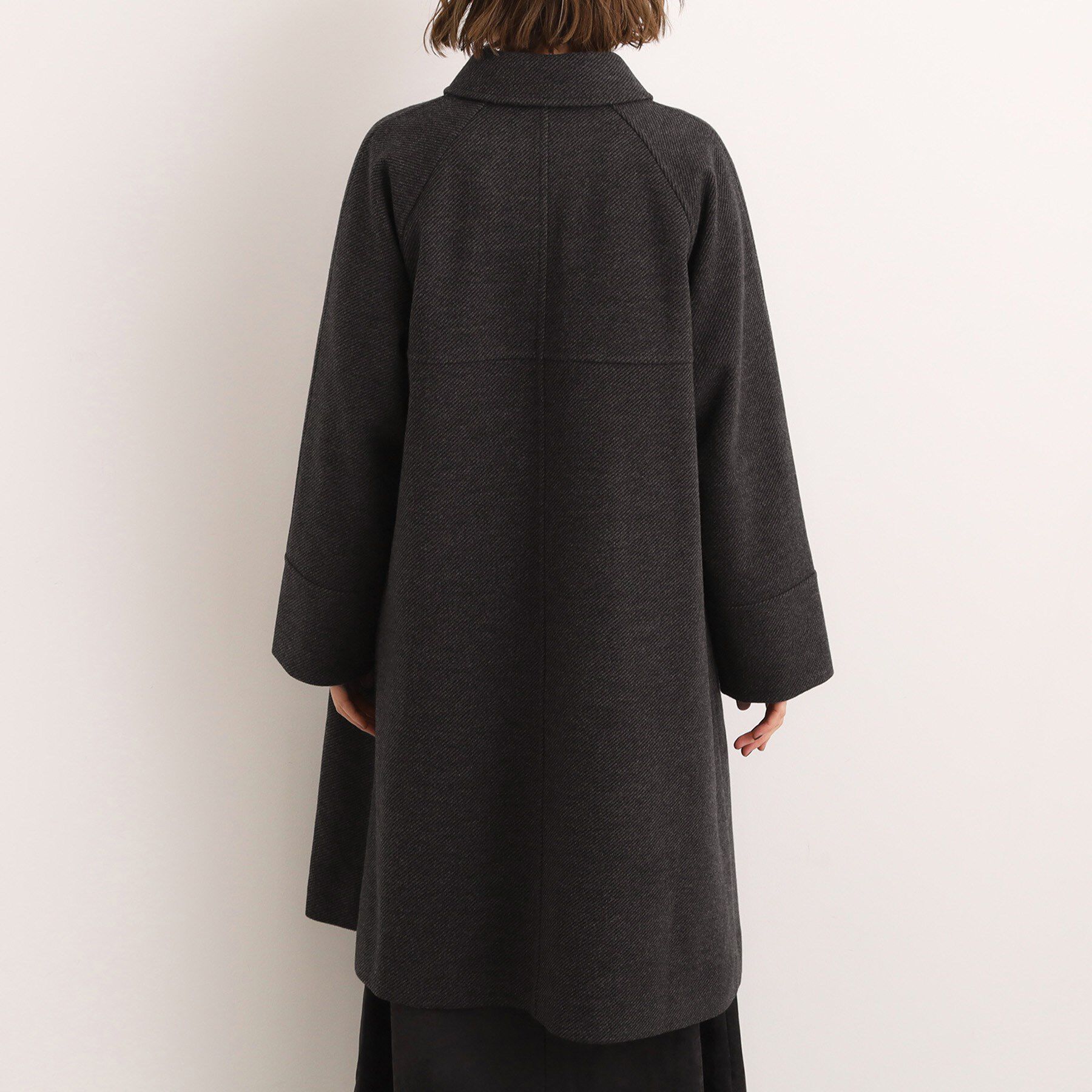 grove「クラシカルな佇まい 大人のステンカラーロングコート」|ステンカラーコート|