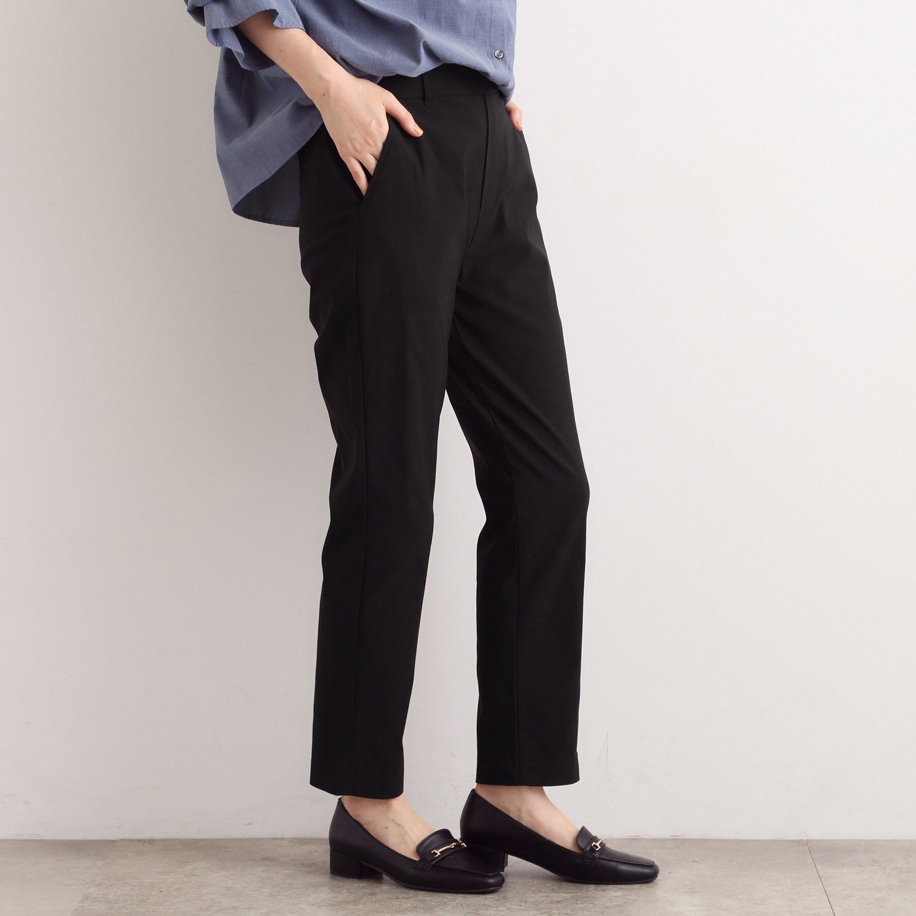 grove「【選べる着丈/多機能】裏起毛ハイパーストレッチテーパードパンツ」|その他|