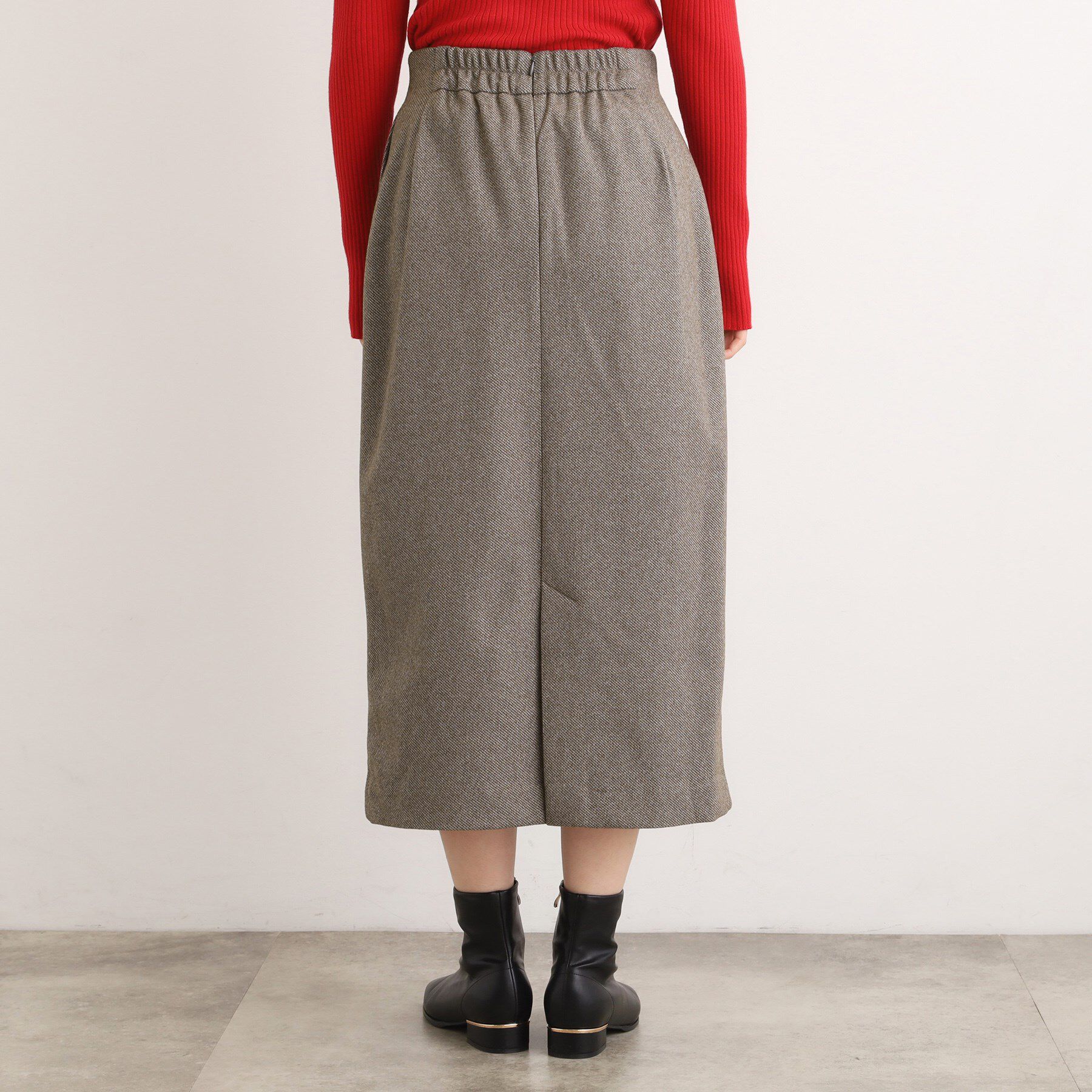 grove「起毛ジャカードナロースカート」|スカート|