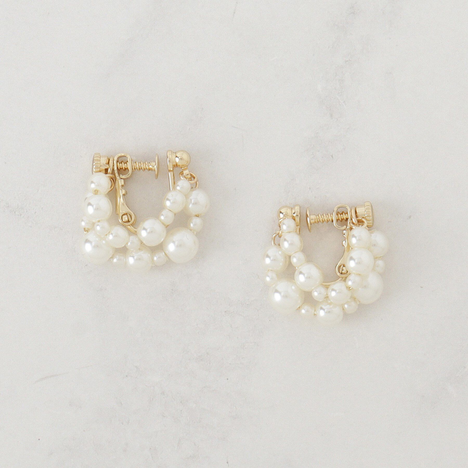 grove「メニーパール調イヤリング」|イヤリング|ゴールド(007)