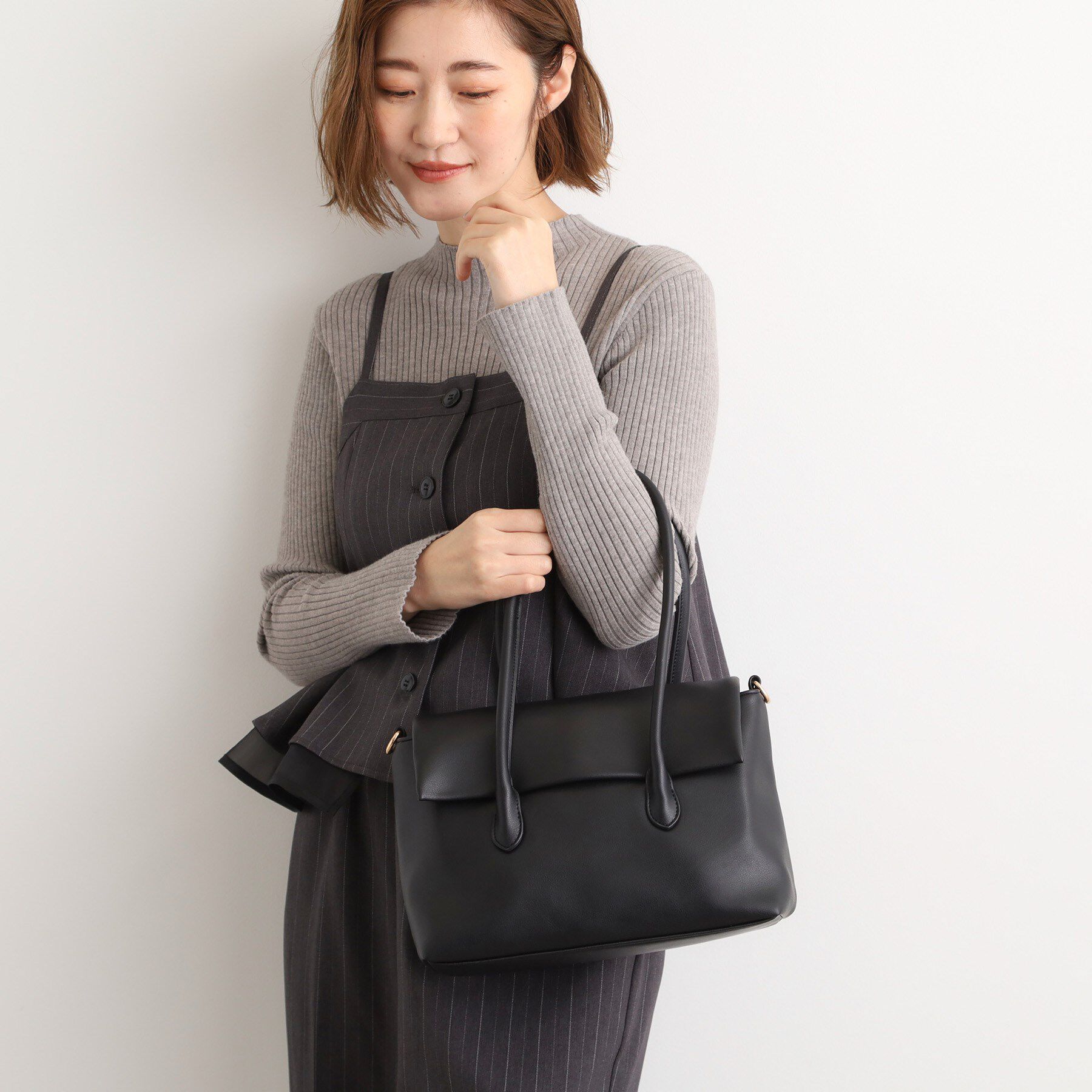 grove「フラップ2WAYトート」|トートバッグ|