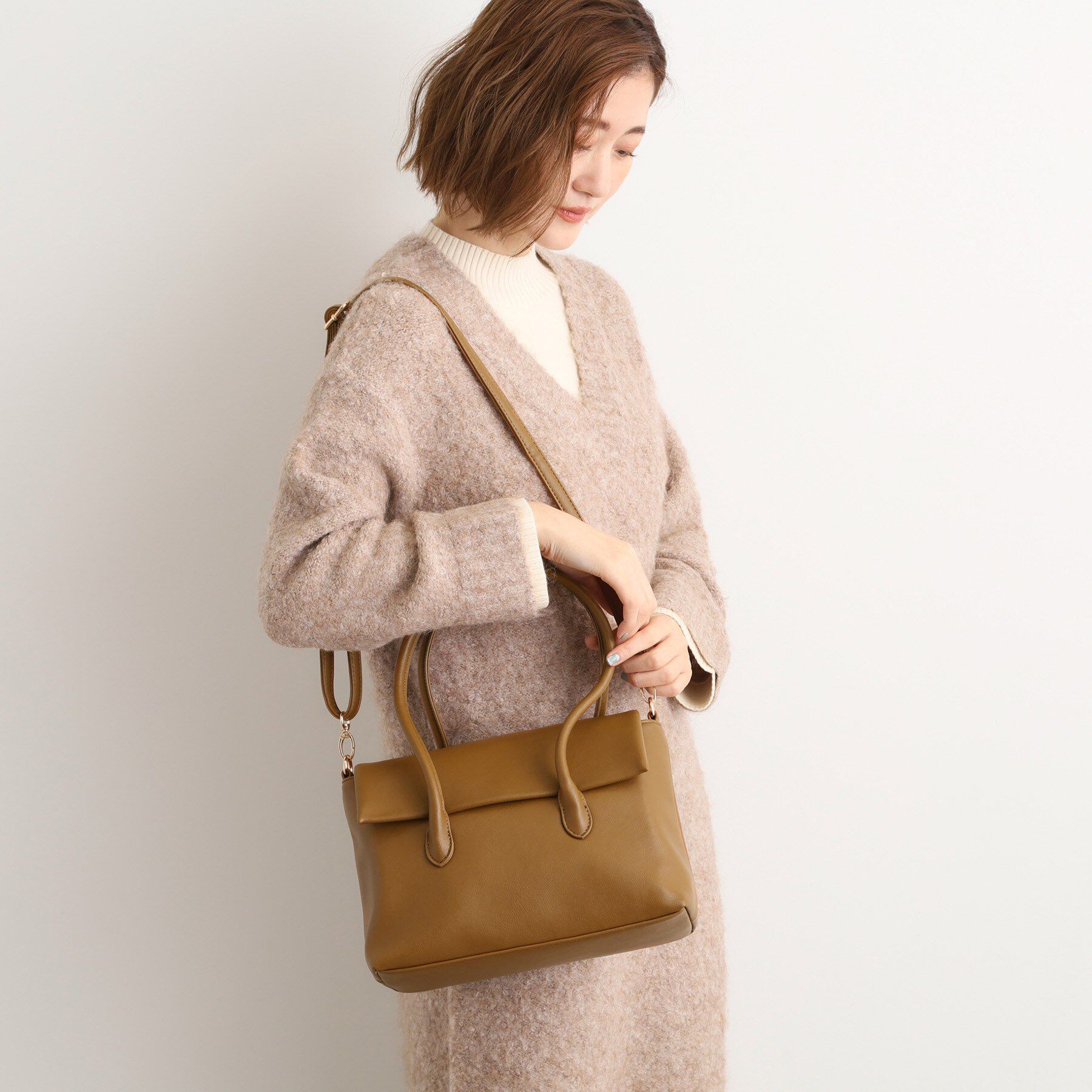 grove「フラップ2WAYトート」|トートバッグ|