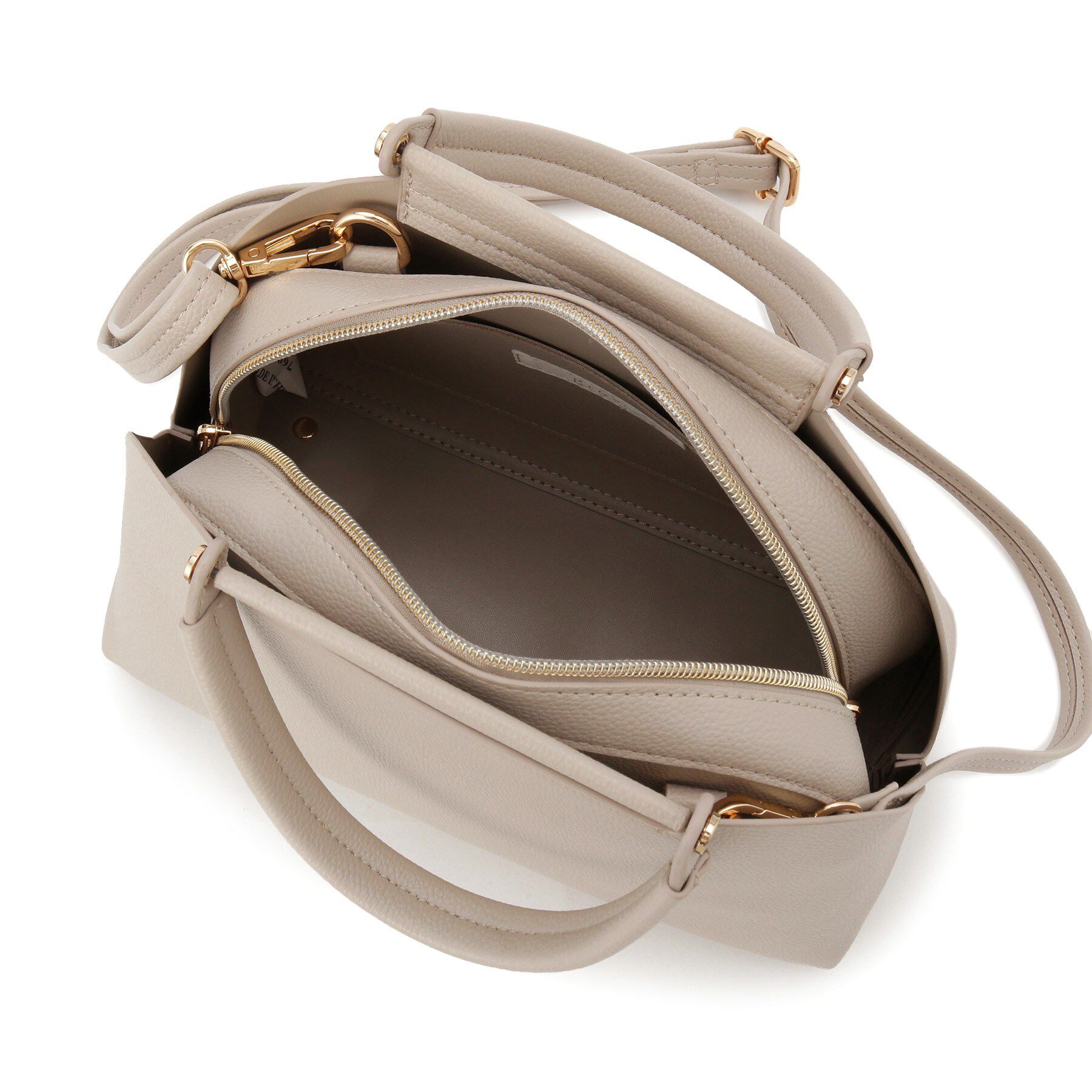 grove「【ハレの日にもデイリーにも】バーハンドルラウンド2WAYトート」|ハンドバッグ|