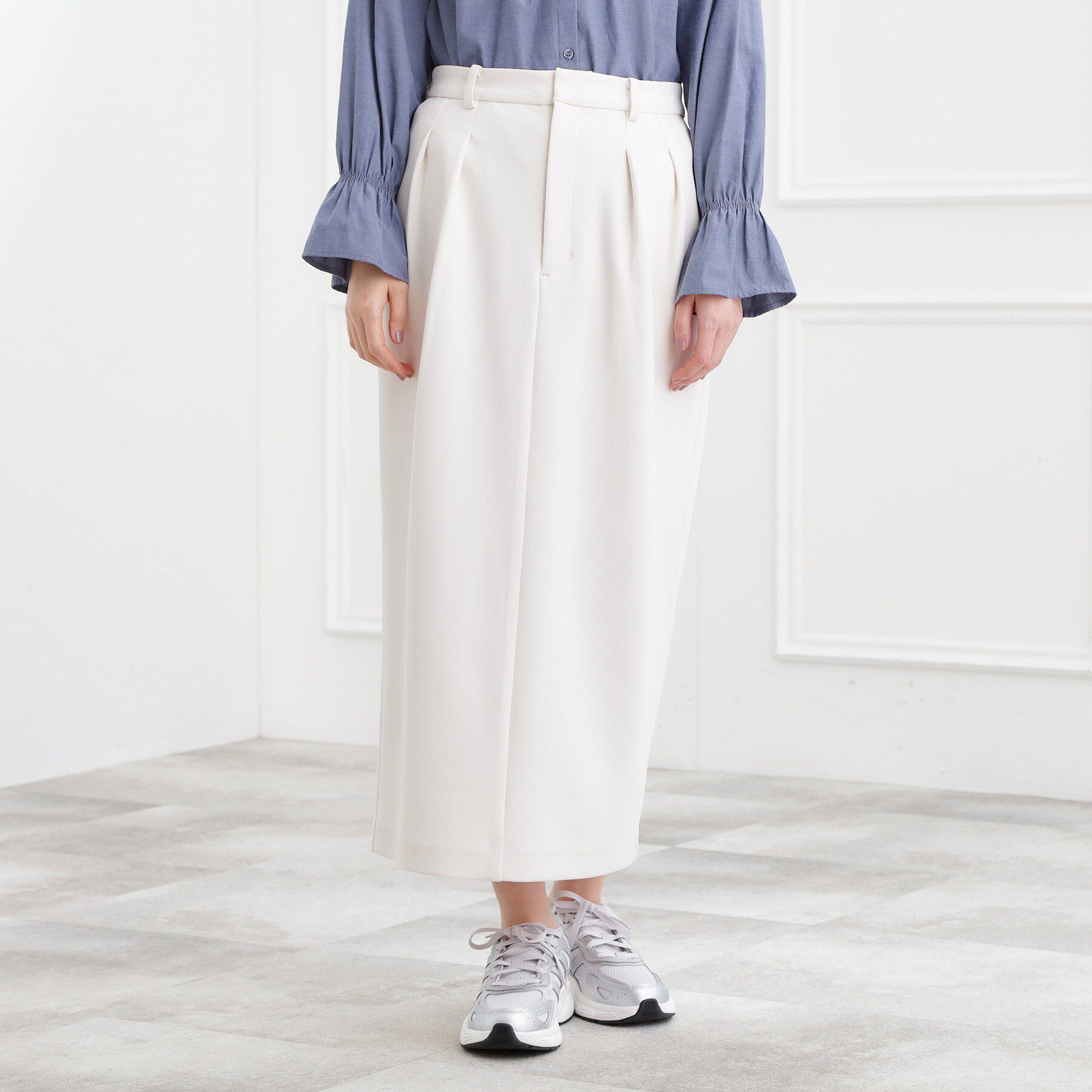 grove「カットツイルタックナロースカート」|スカート|