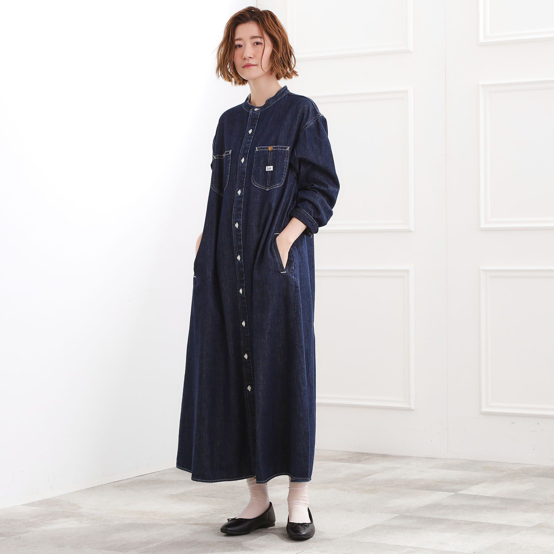 grove「【Lee&times;grove別注】LOCO FLARE DRESS」|ワンピース|