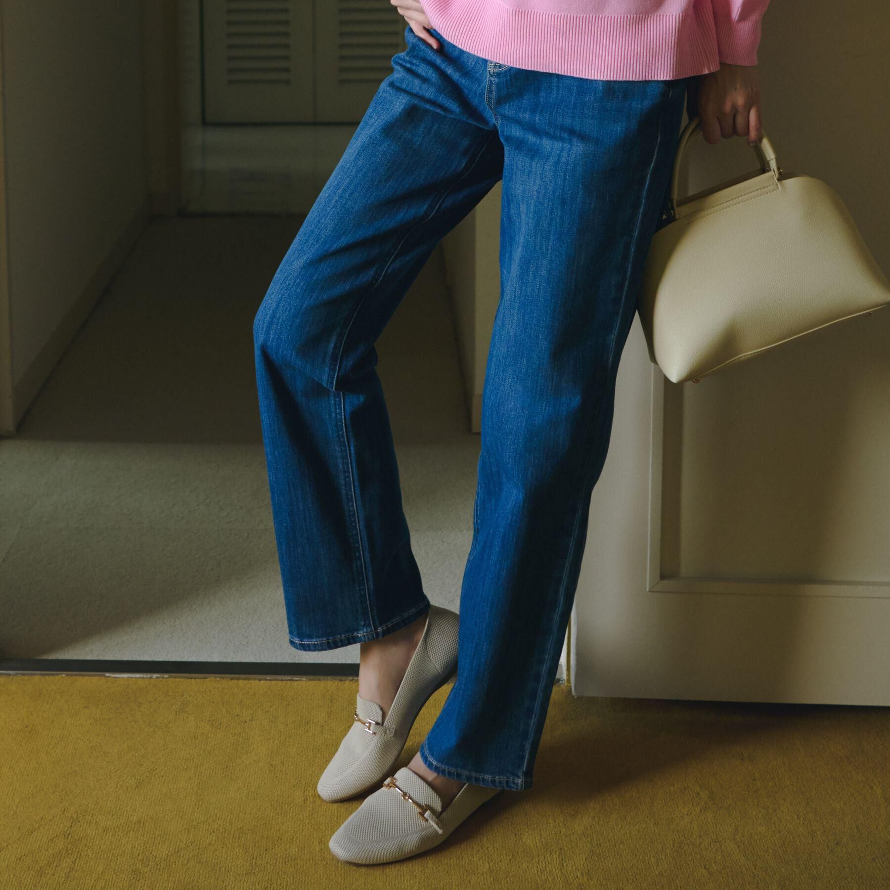 grove「【貴島明日香さん着用・選べる着丈】大人のためのストレートデニムパンツ」|デニム|
