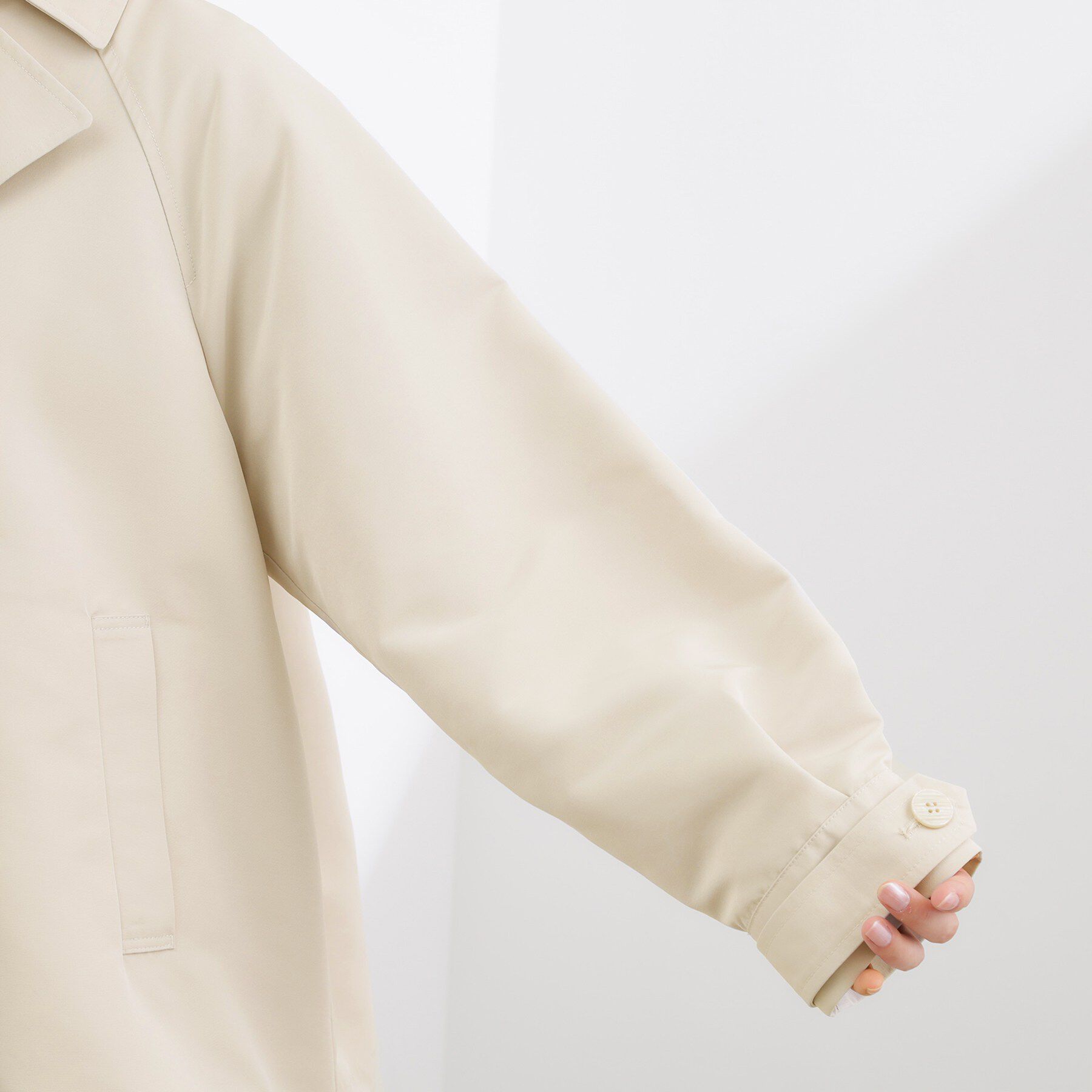 grove「【撥水／シルエット2WAY】軽やかミドルトレンチコート」|トレンチコート|