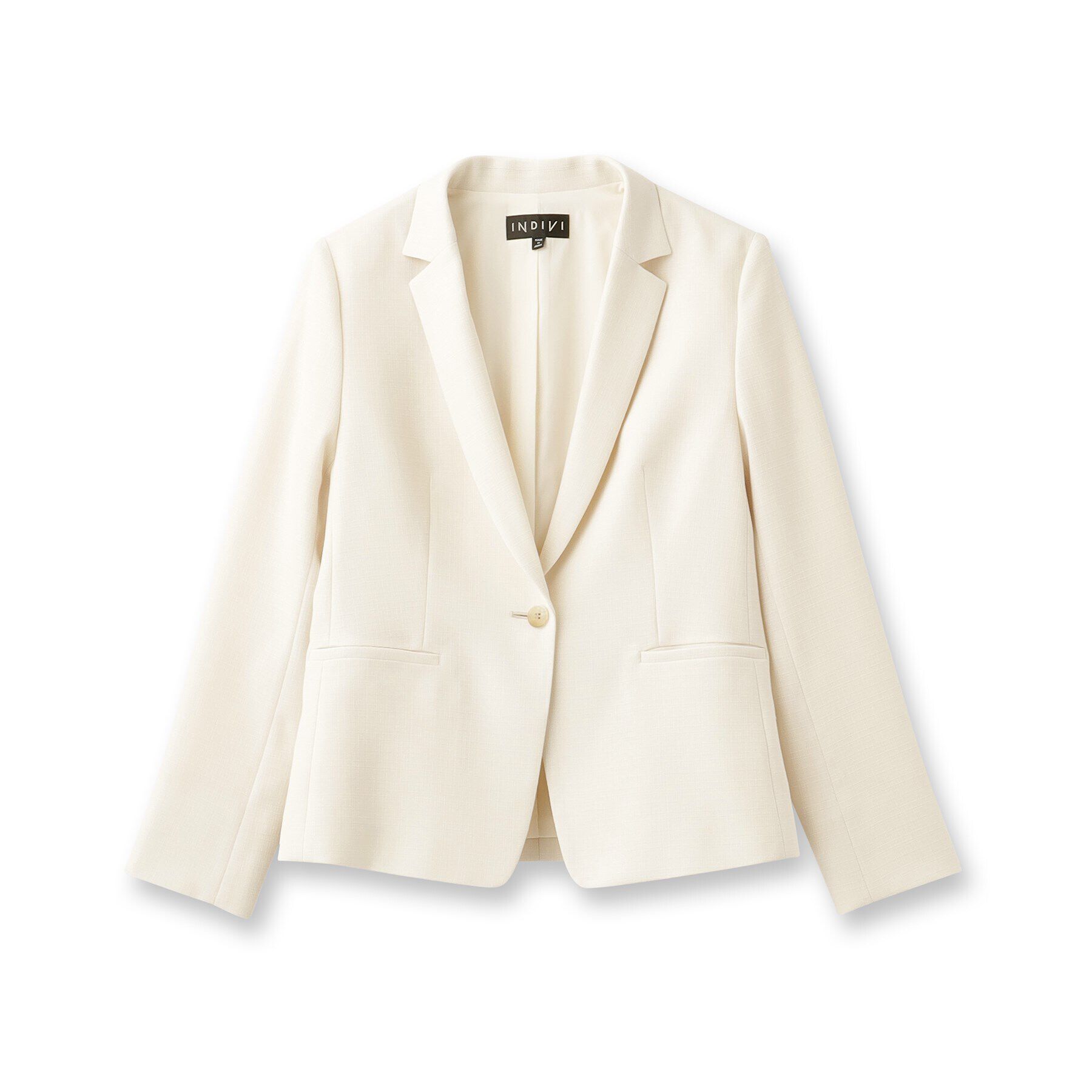 INDIVI「【洗える／スーツ】テーラードカラージャケット」|スーツ|