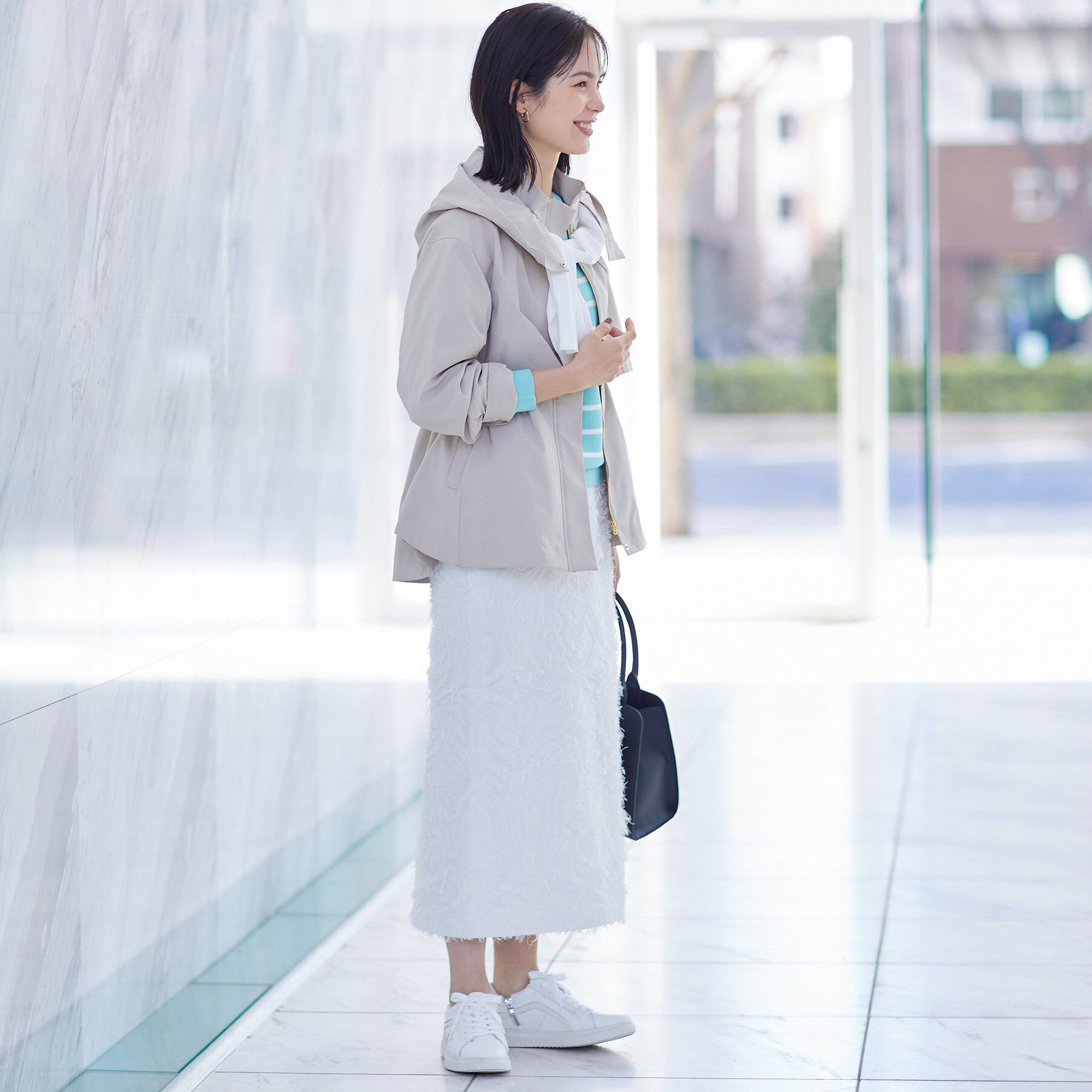 INDIVI「【撥水／UVケア】マルチWAYマウンテンパーカ」|ブルゾン・スタジャン|