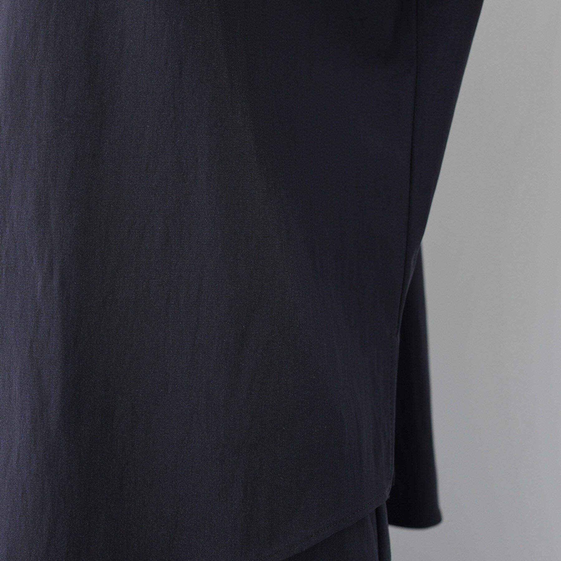 INDIVI「【洗える／SETUP可能/UVケア/接触冷感/日本製】バンドカラー半袖ブラウス」|シャツ・ブラウス|