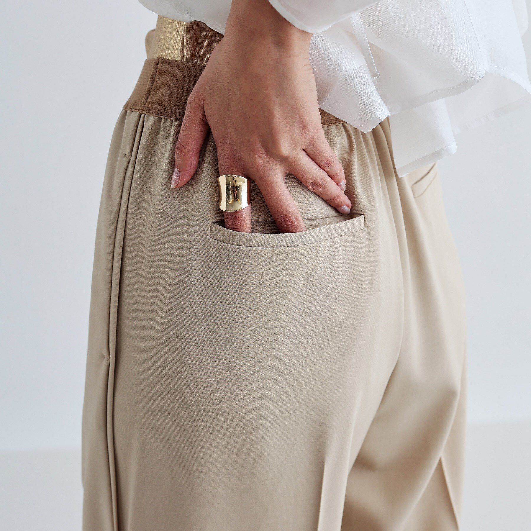 GALLEST「【セットアップ対応】イージーストレートワイドパンツ【カセット服／オケージョン／通勤】」|その他|