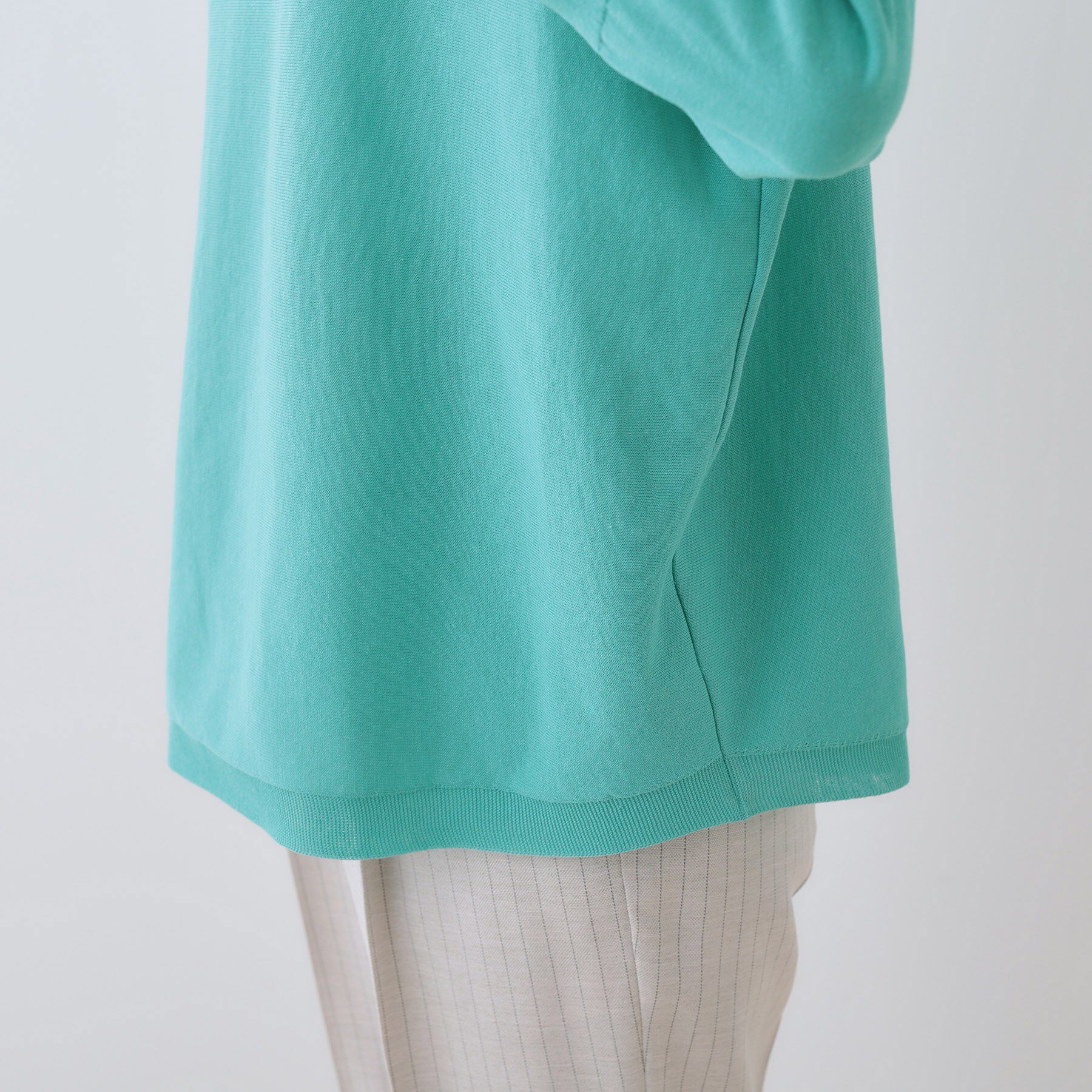 INDIVI「【洗える】コットンリネン ドルマンニット」|ニット・セーター|