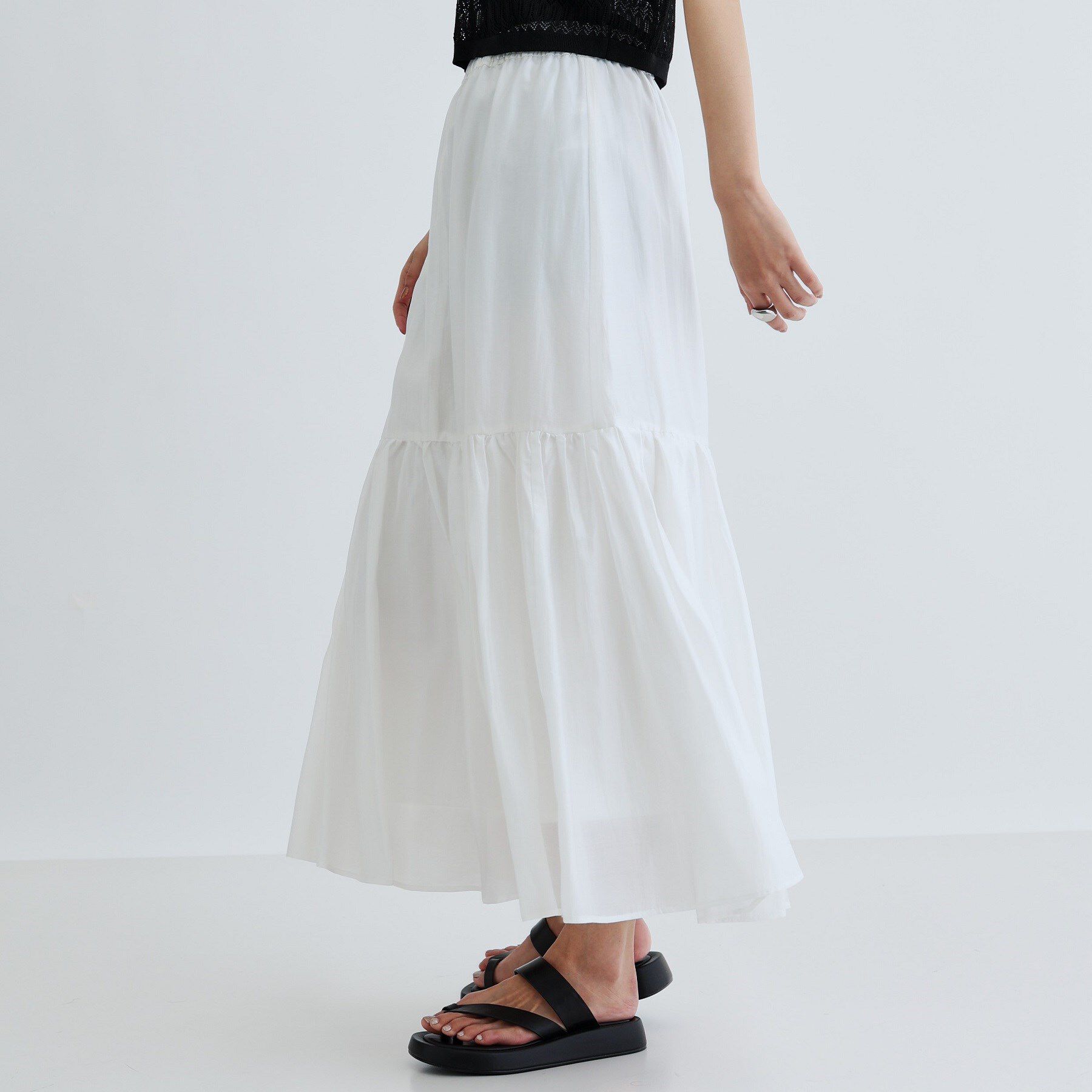 GALLEST「ティアードボイルスカート」|スカート|