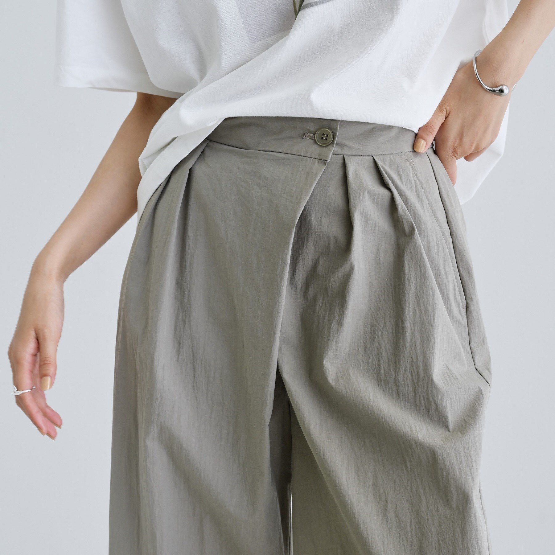 GALLEST「タイプライターラップワイドパンツ」|その他|