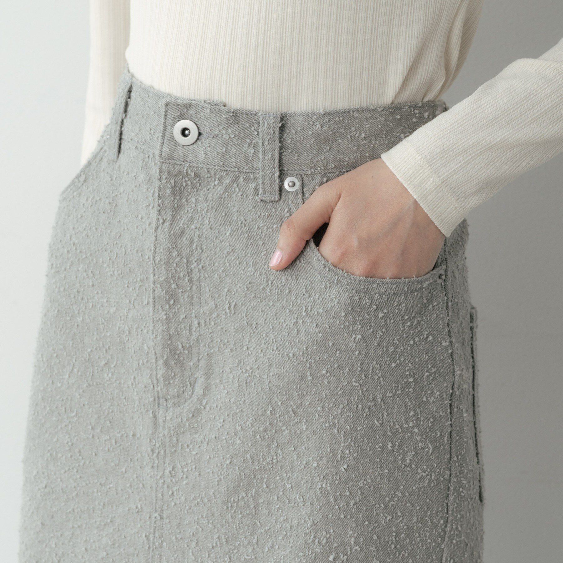 GALLEST「グレイニーコットンタイトスカート」|スカート|