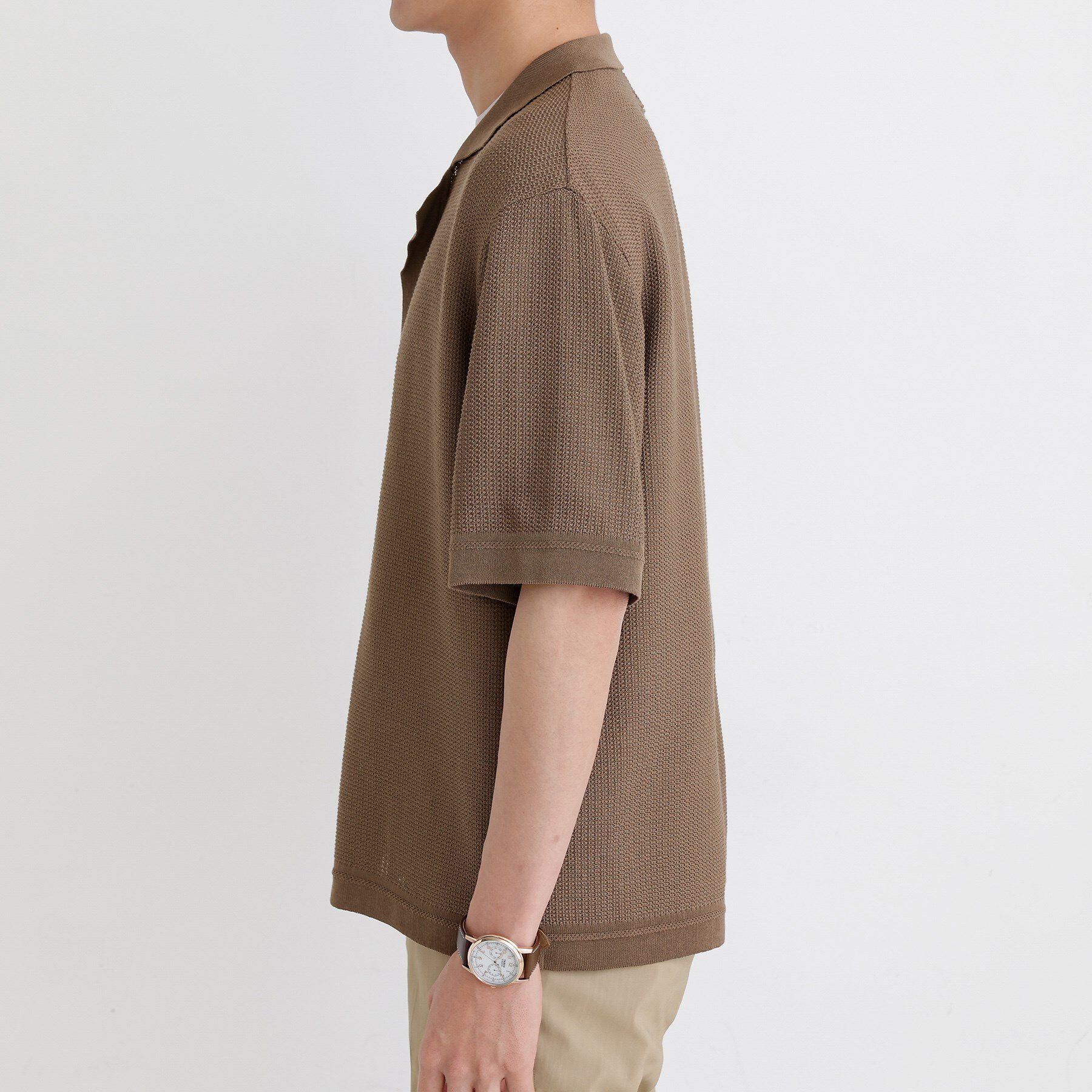 TAKEO KIKUCHI「ニットシャツ カーディガン」|カーディガン|