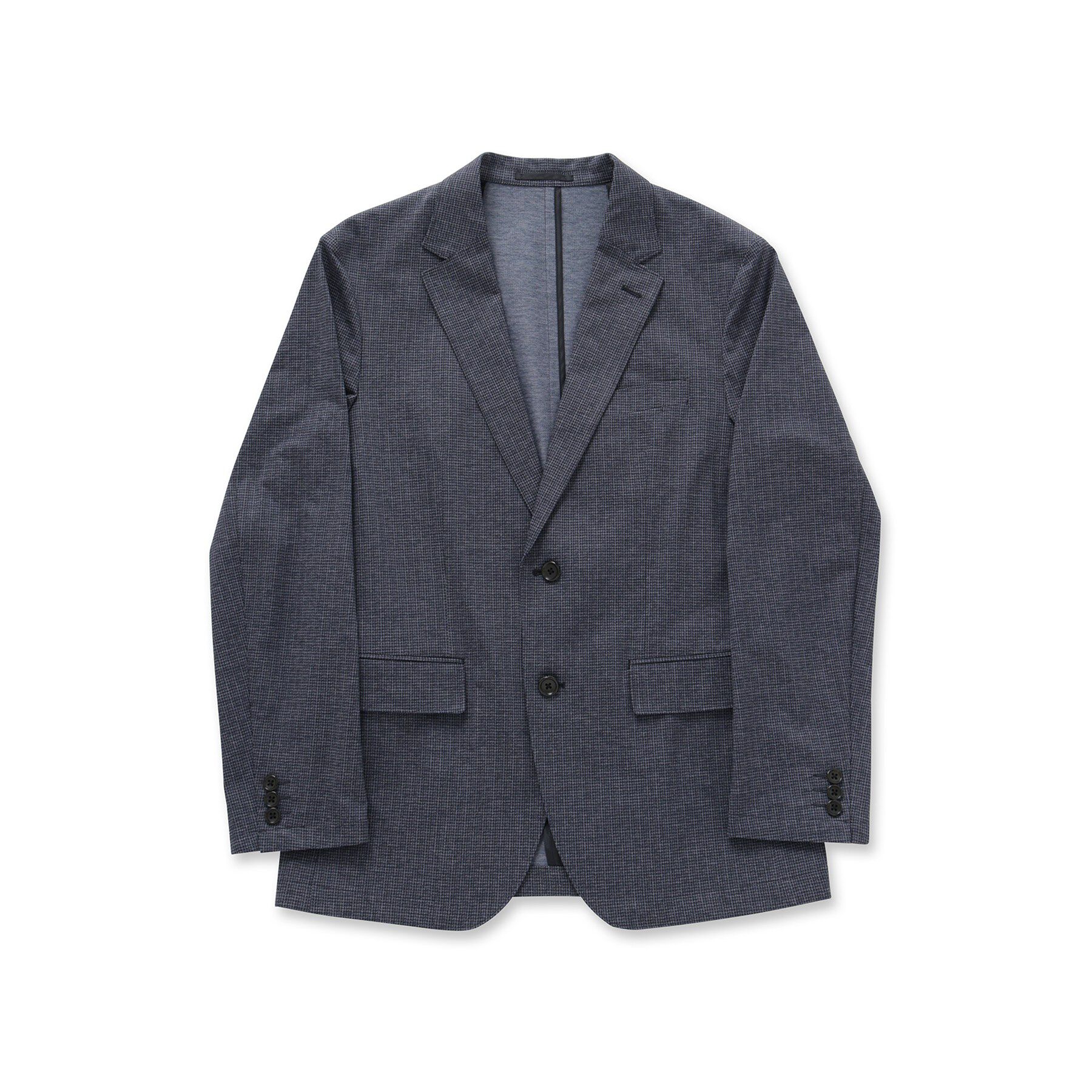 TAKEO KIKUCHI「ドットジャージ 千鳥プリント ジャケット」|テーラードジャケット|