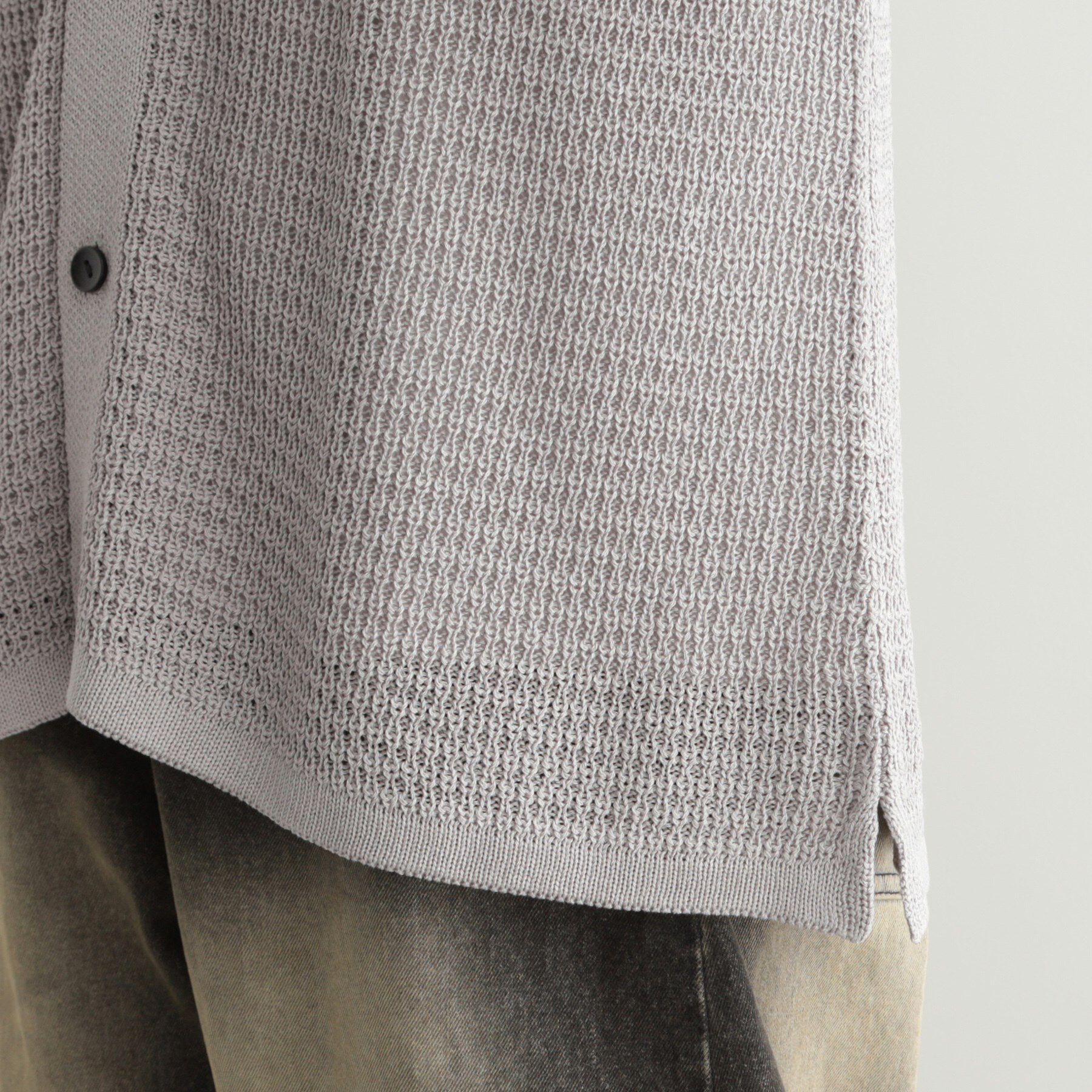 tk.TAKEO KIKUCHI「リネンライクニットポロシャツ」|ニット・セーター|