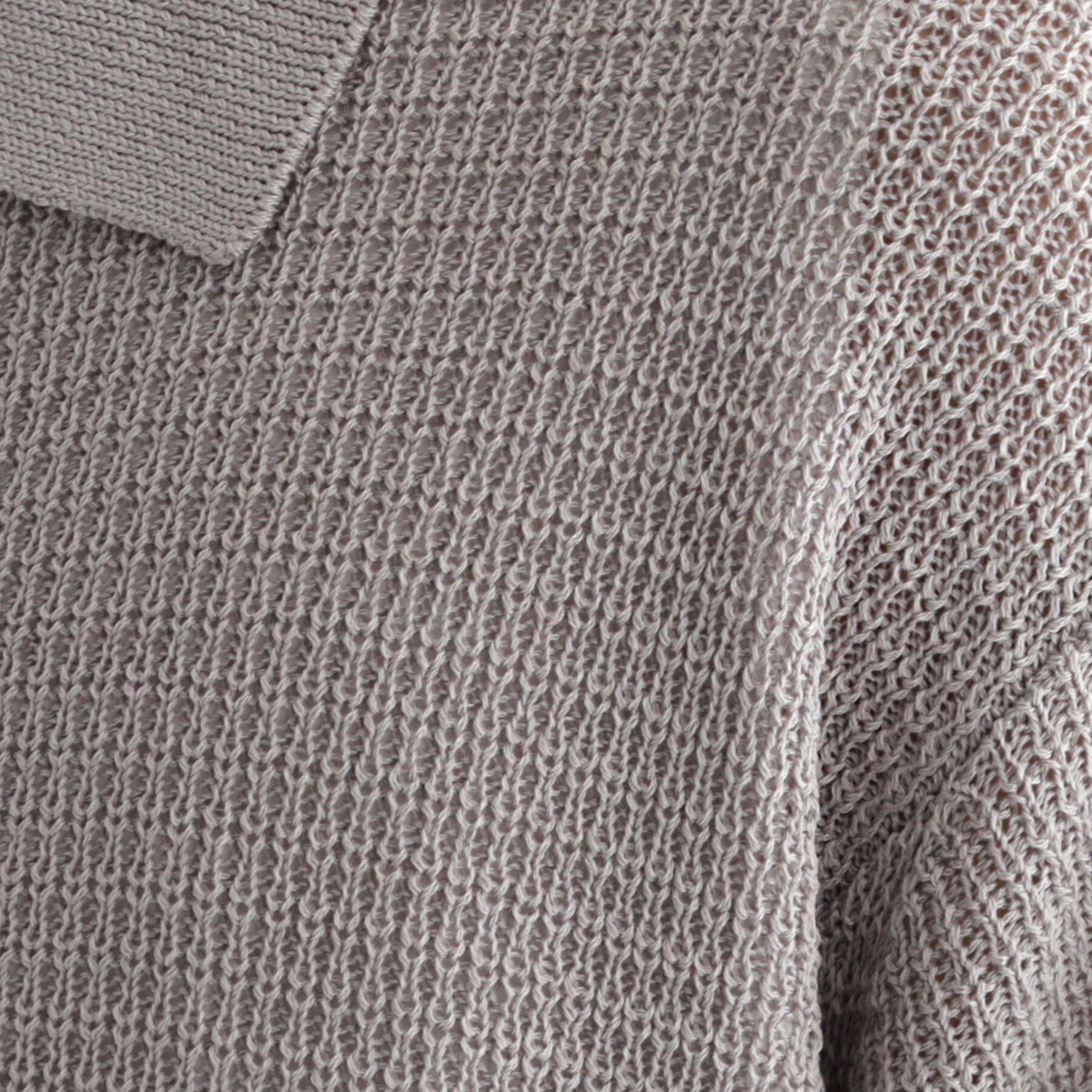 tk.TAKEO KIKUCHI「リネンライクニットポロシャツ」|ニット・セーター|