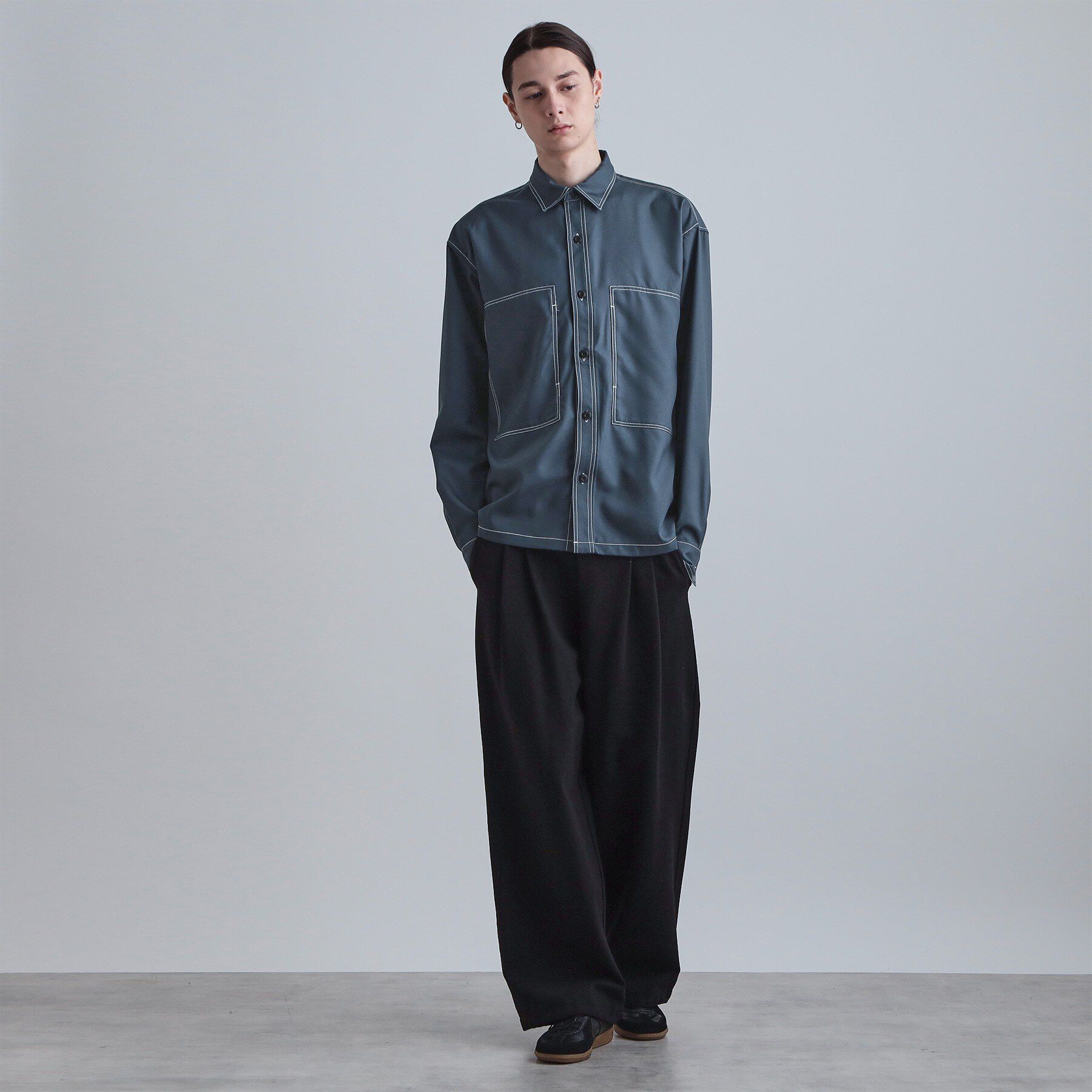 tk.TAKEO KIKUCHI「配色ステッチシャツ」|シャツ・ブラウス|