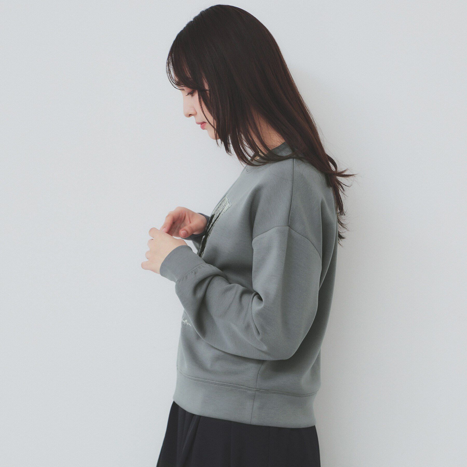 index「フォト刺繍トップス【洗濯機洗い可】」|Tシャツ・カットソー|