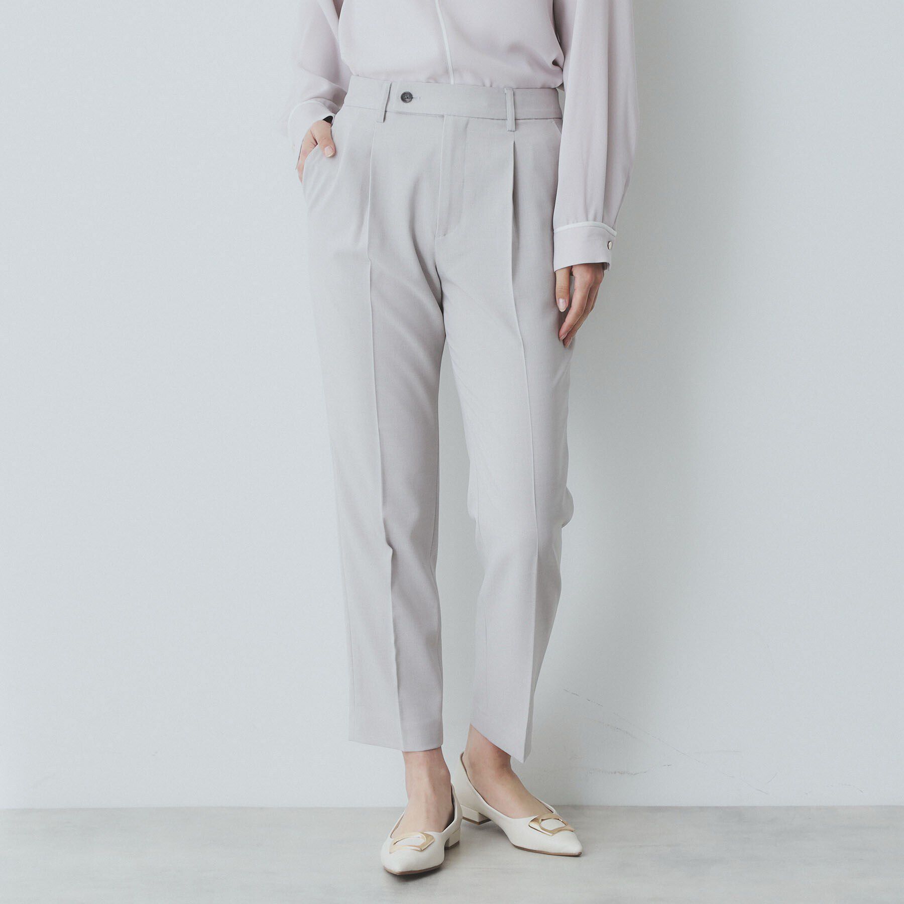 index「ドライタッチストレッチテーパードパンツ/セットアップ対応【洗濯機洗い可/イージーアイロン】」|その他|