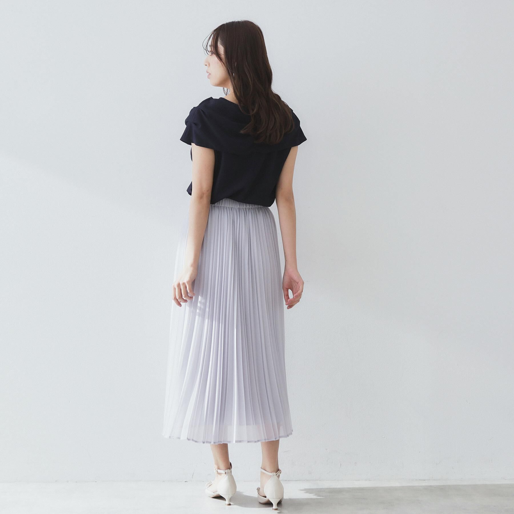 index「ビッグリボンショールブラウス【洗濯機洗い可/吸水速乾/防シワ/抗ピル/イージーアイロン】」|シャツ・ブラウス|