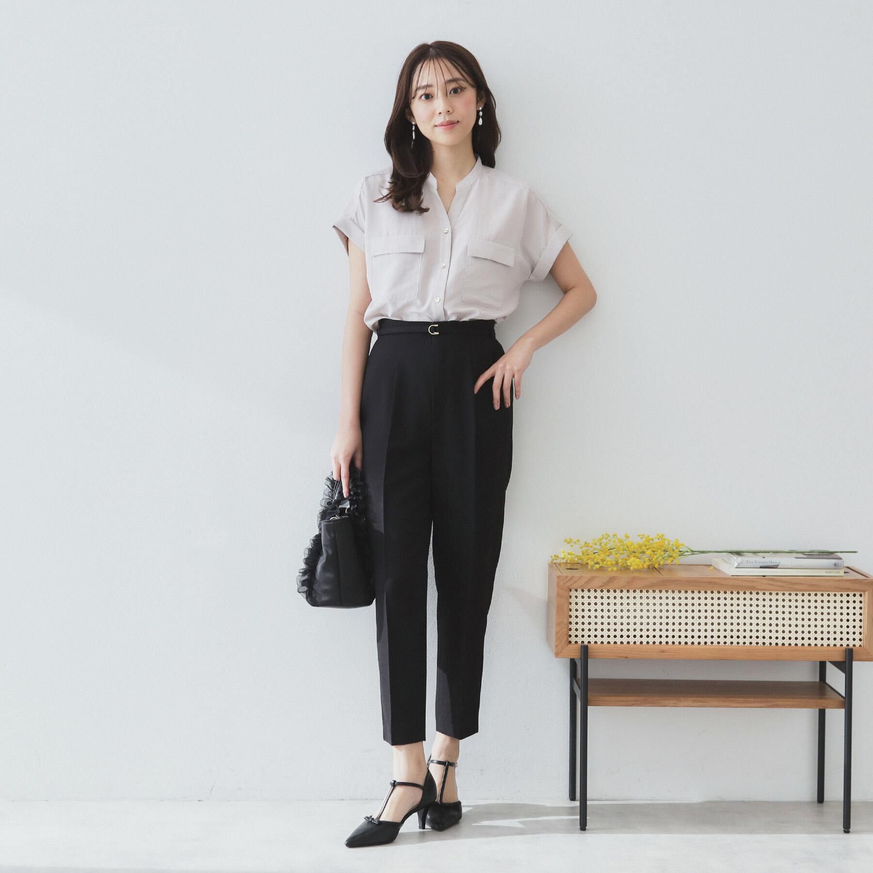 index「ダブルポケットスキッパーブラウス【洗濯機洗い可/イージーアイロン】」|シャツ・ブラウス|