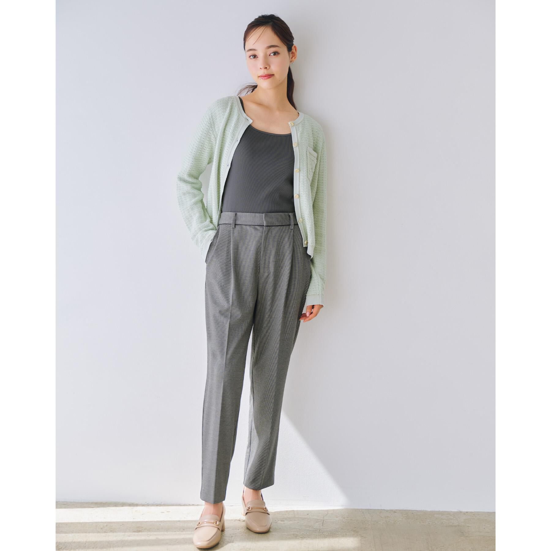 index「ロゴ刺繍クルーカーディガン【洗濯機洗い可】」|カーディガン|