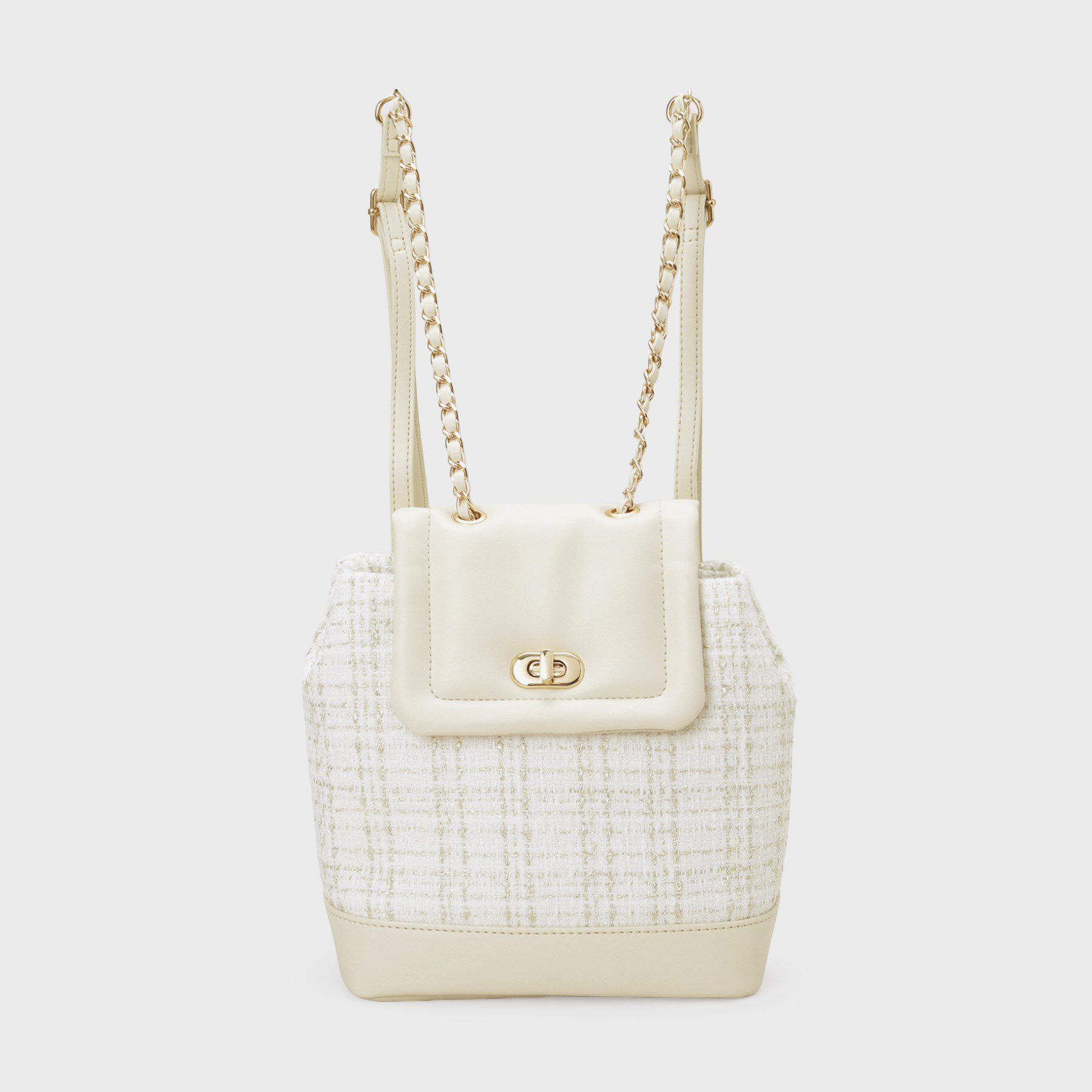 index「【長さ調整可能】ツイードミニリュック」|リュック|