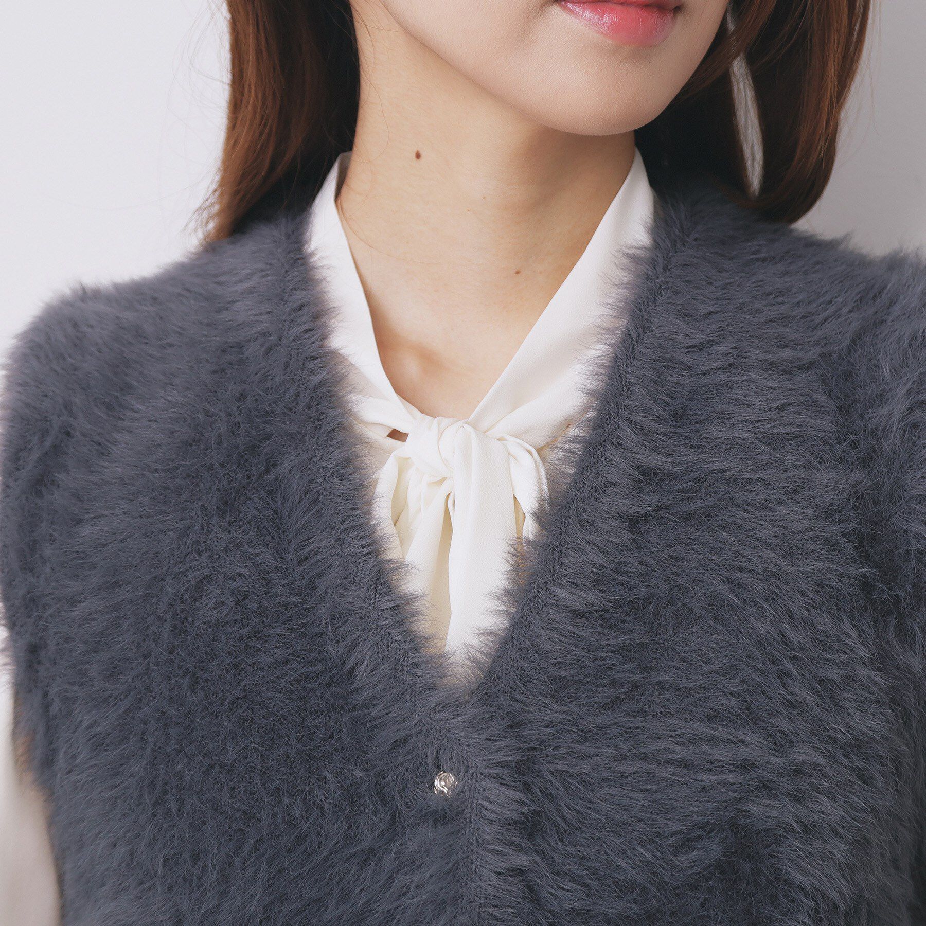 index「フェザーペプラムジレ【洗濯機OK/抗ピル】」|ベスト・ジレ|