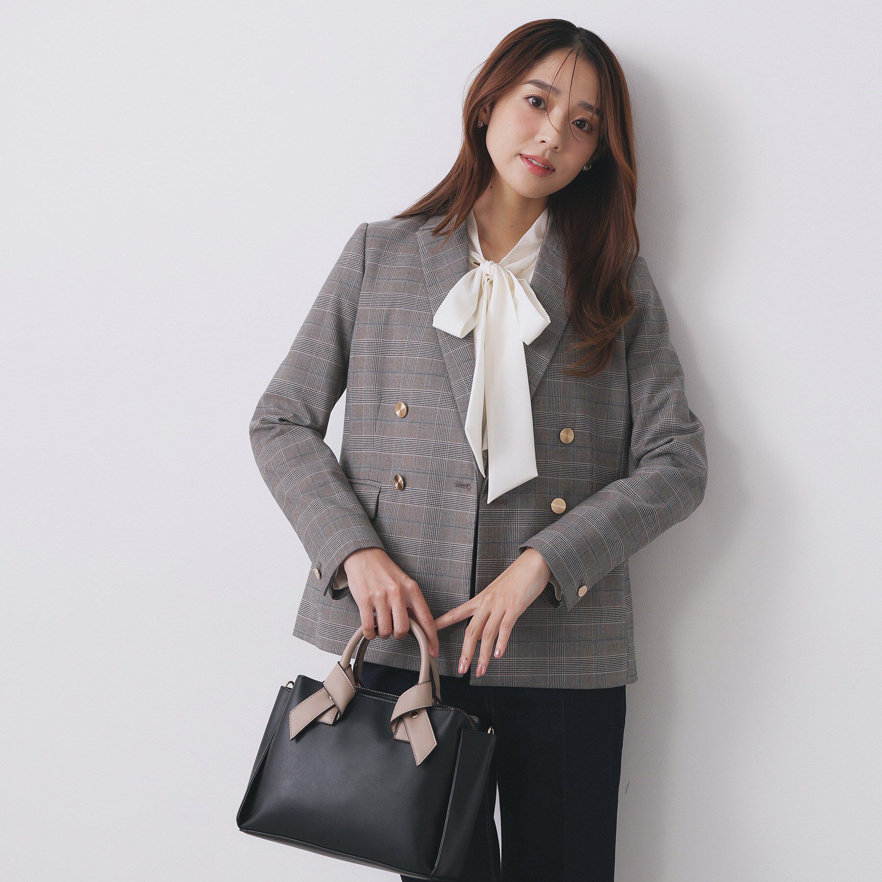 index「《Oggi掲載》ダブルブレストテーラードジャケット/セットアップ対応可【洗える】」|テーラードジャケット|