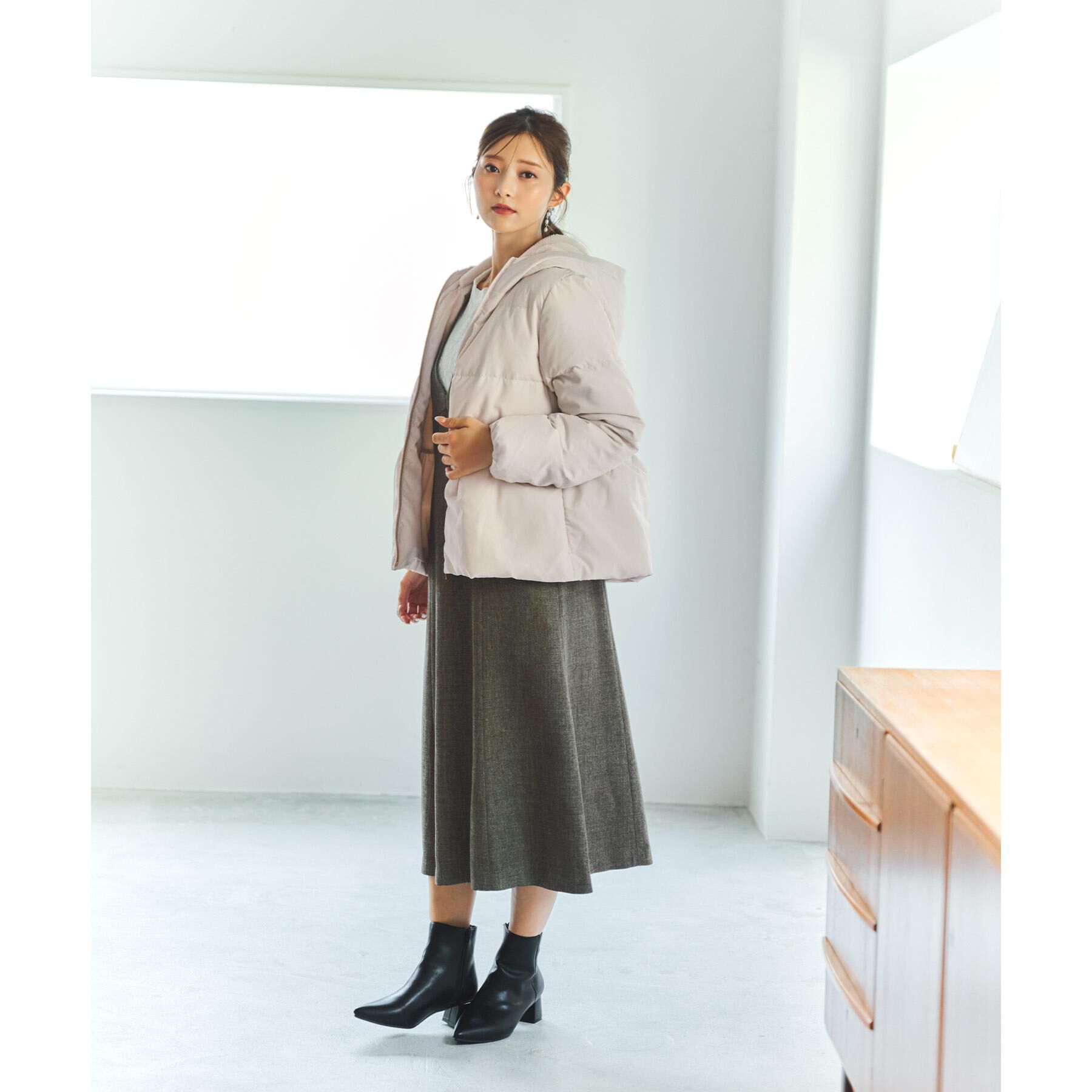 index「ヴィンテージツイードジャンスカ【洗濯機OK/防シワ】」|ワンピース|