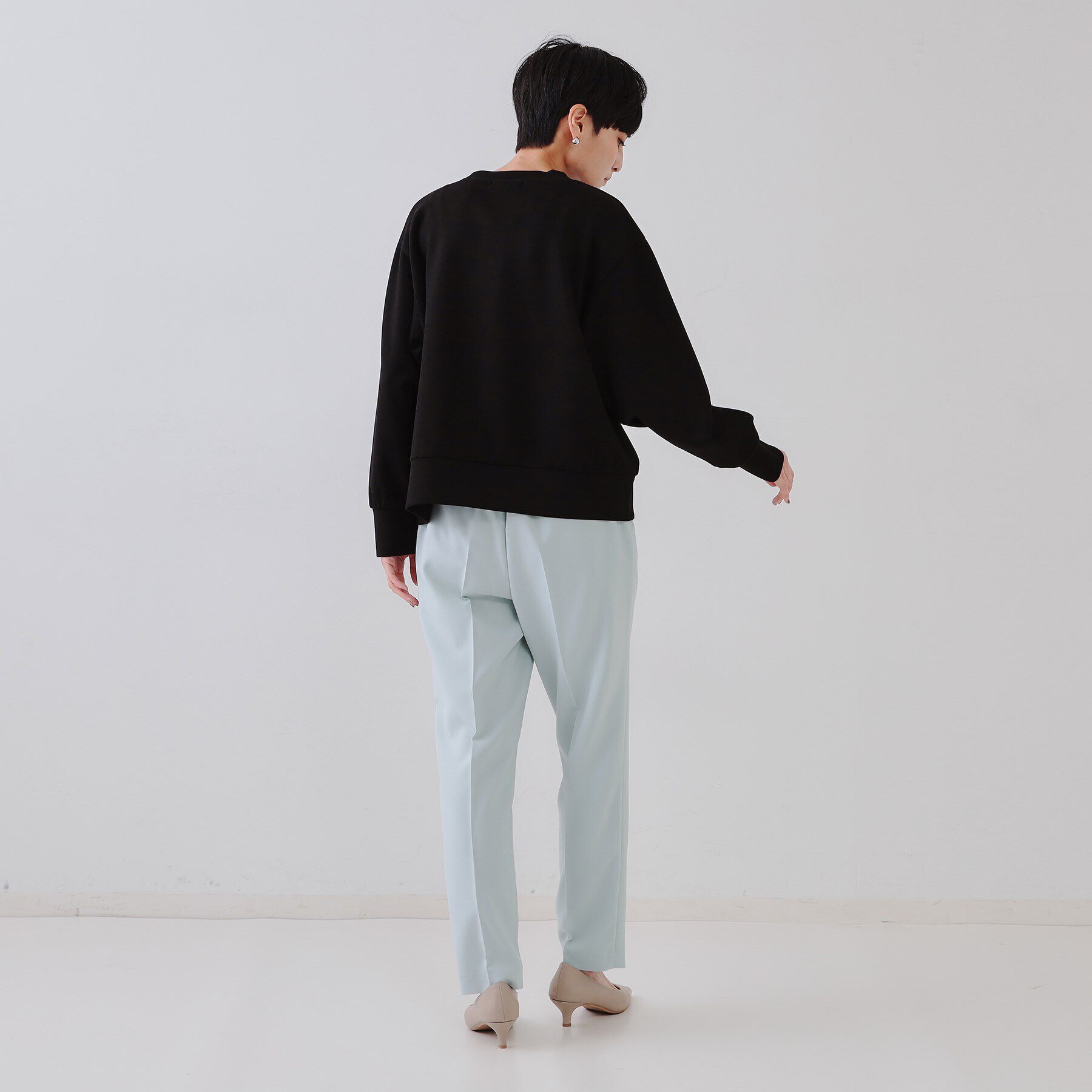 OPAQUE.CLIP「スナップボタンカーディガン【洗濯機洗い可】」|カーディガン|