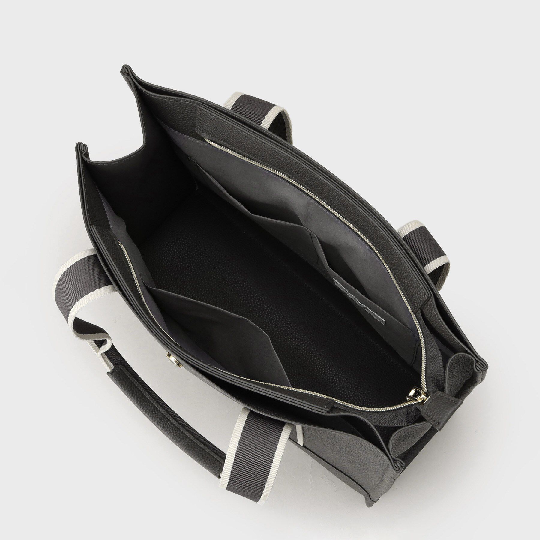 OPAQUE.CLIP「【3層仕様/A4サイズ対応】ラインテープスクエアトートバッグ」|トートバッグ|