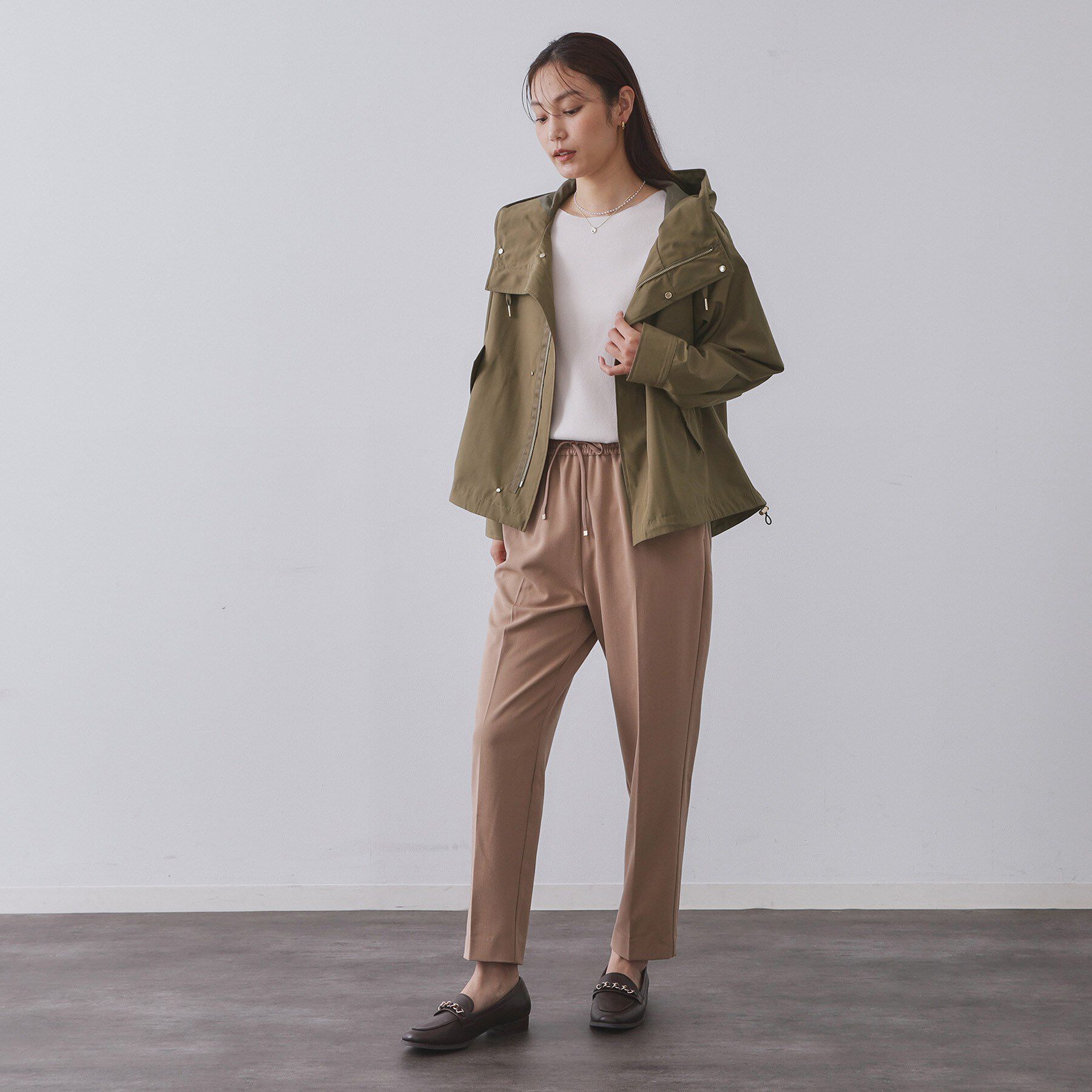 OPAQUE.CLIP「《ツインセット》マウンテンパーカー&times;キルティングベストライナー【撥水/洗濯機OK】」|ブルゾン・スタジャン|