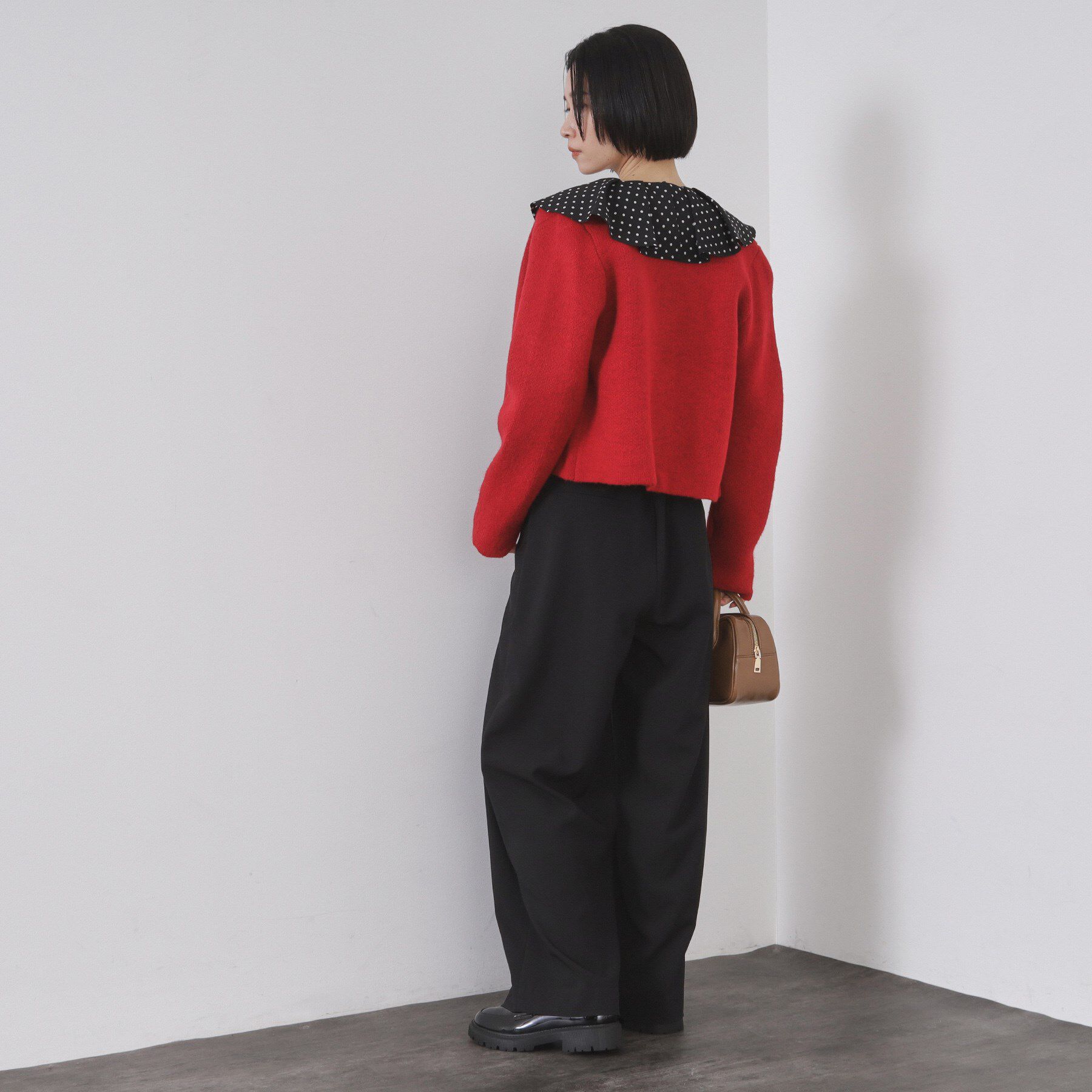 OPAQUE.CLIP「ビジューボタンニットカーディガン【洗える】」|カーディガン|