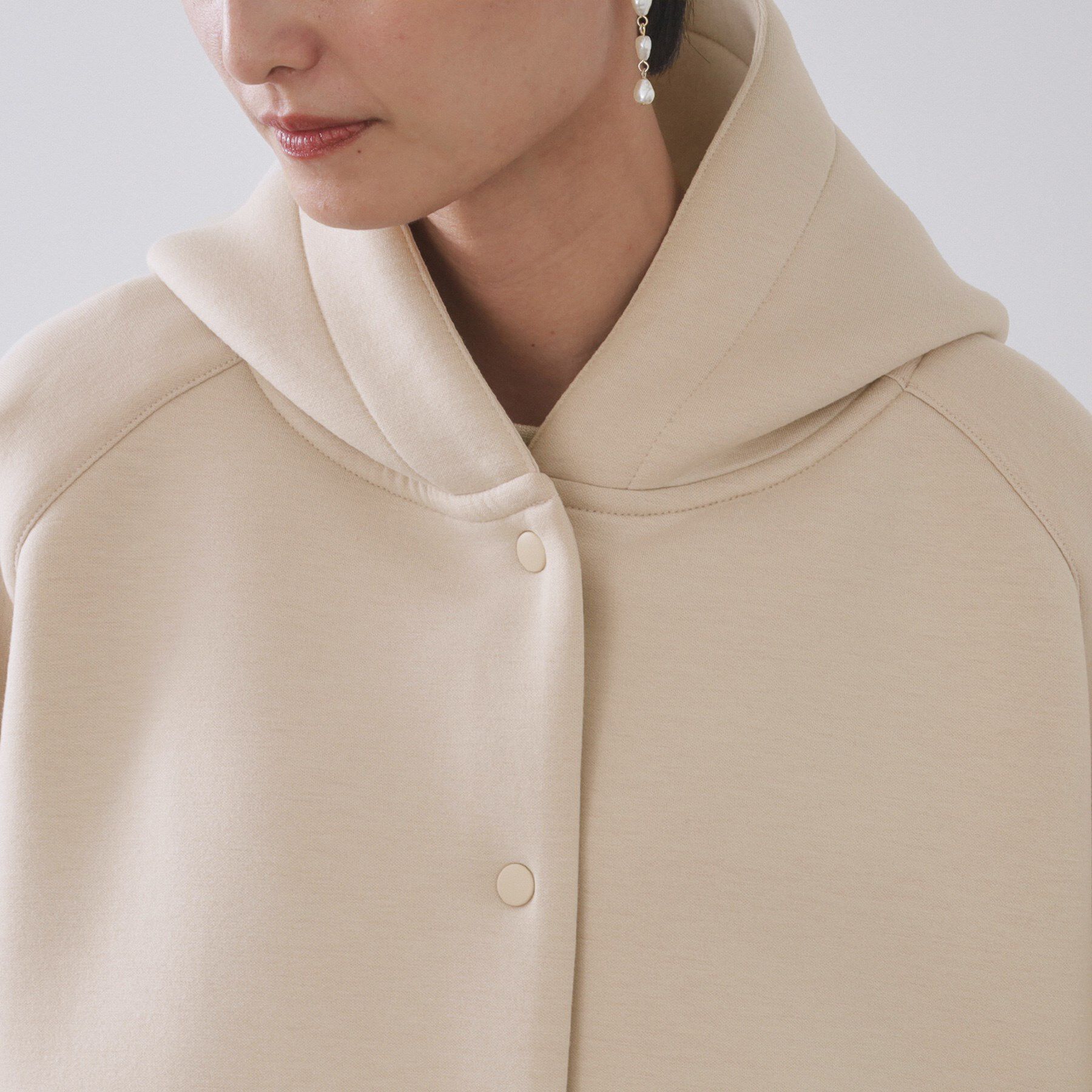 OPAQUE.CLIP「フーディブルゾン【洗濯機OK】」|ブルゾン・スタジャン|