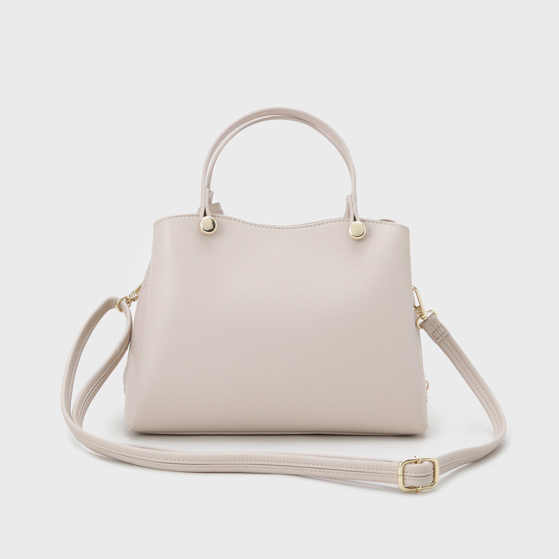 OPAQUE.CLIP「【2WAY】合皮ミドルサイズボストンバッグ」|ボストンバッグ|