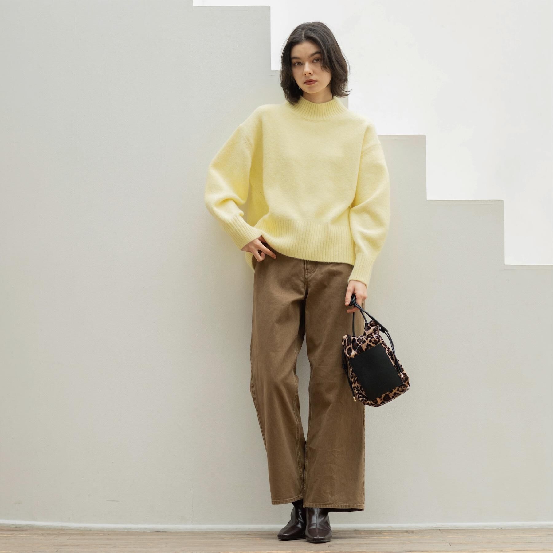 OPAQUE.CLIP「ヴィンテージカラーワイドストレートパンツ【洗濯機OK】」|その他|