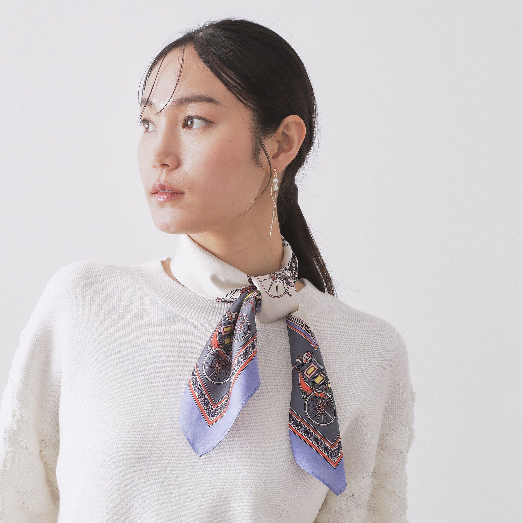 OPAQUE.CLIP「大判柄アソートスカーフ」|バンダナ・スカーフ|