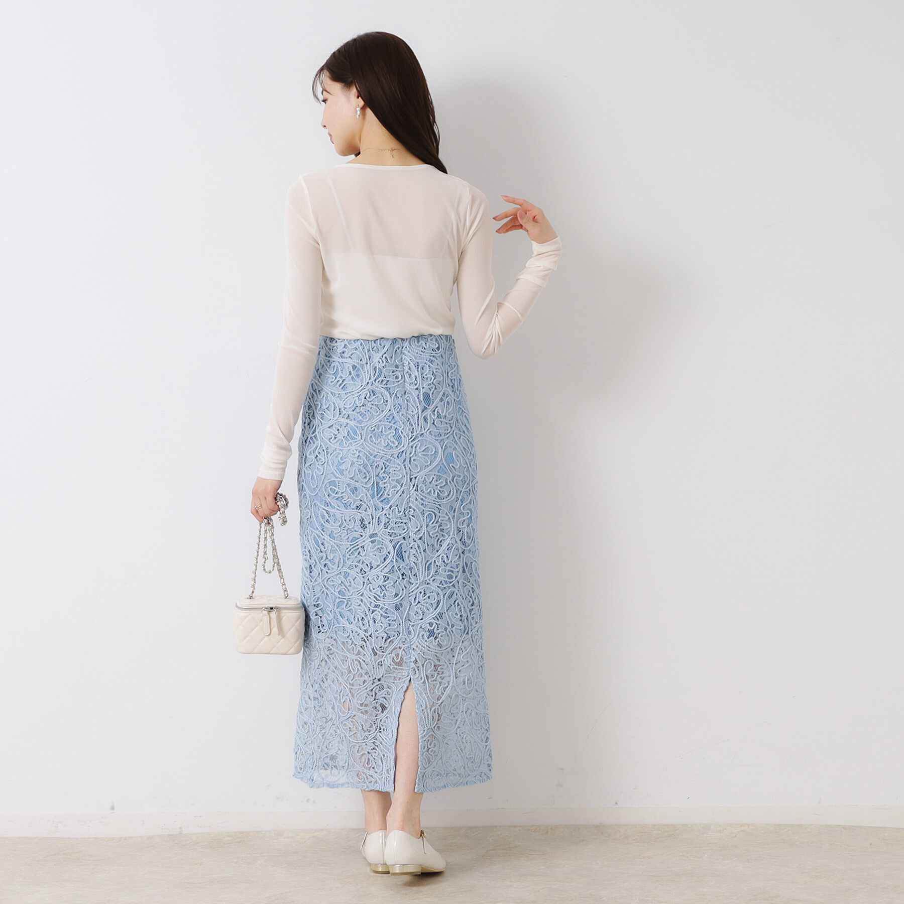 Couture broach「チュールクルーネックTシャツ」|Tシャツ・カットソー|