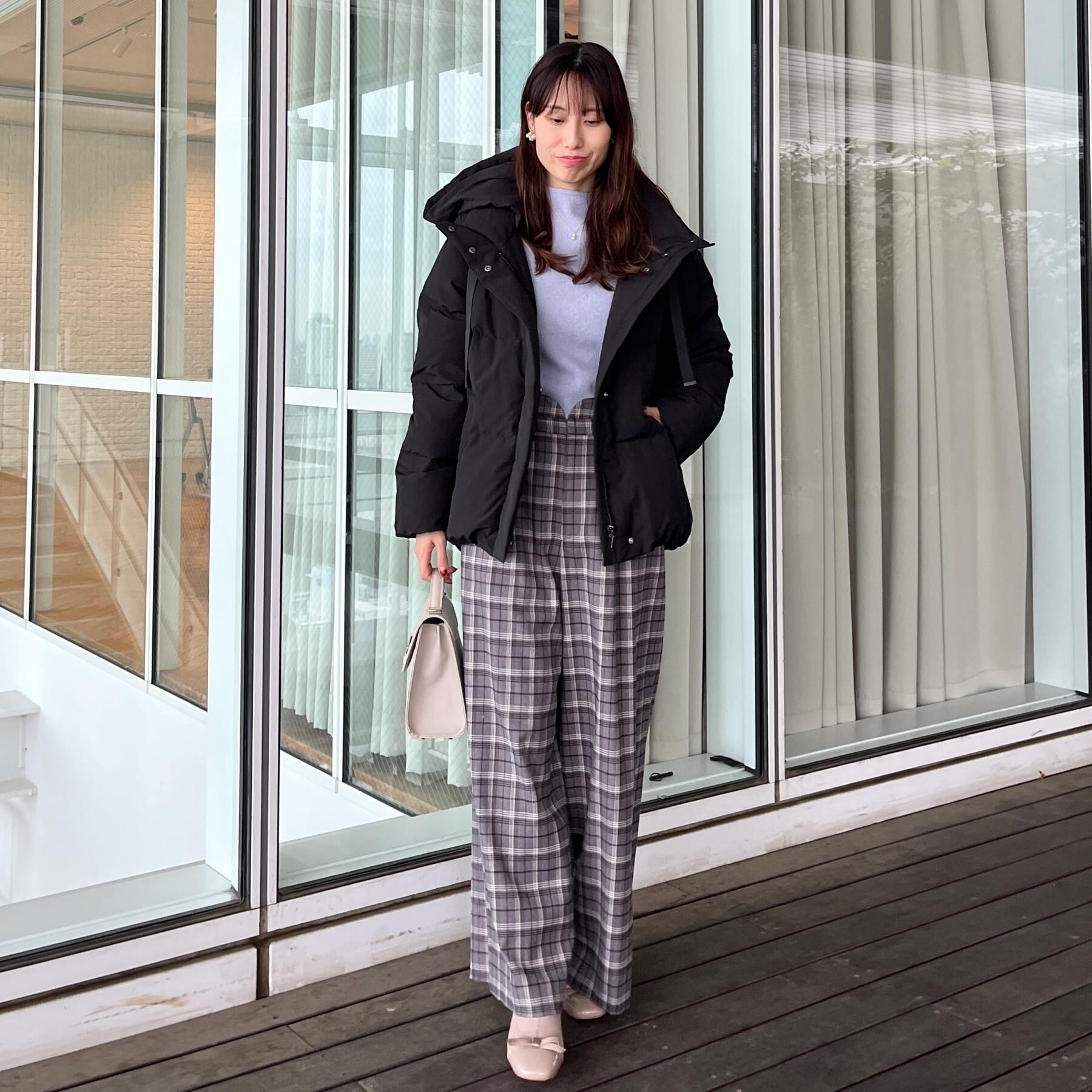 Couture broach「【ゆるふわ・通勤】リッシュアンゴラ バックパール調ニット」|ニット・セーター|