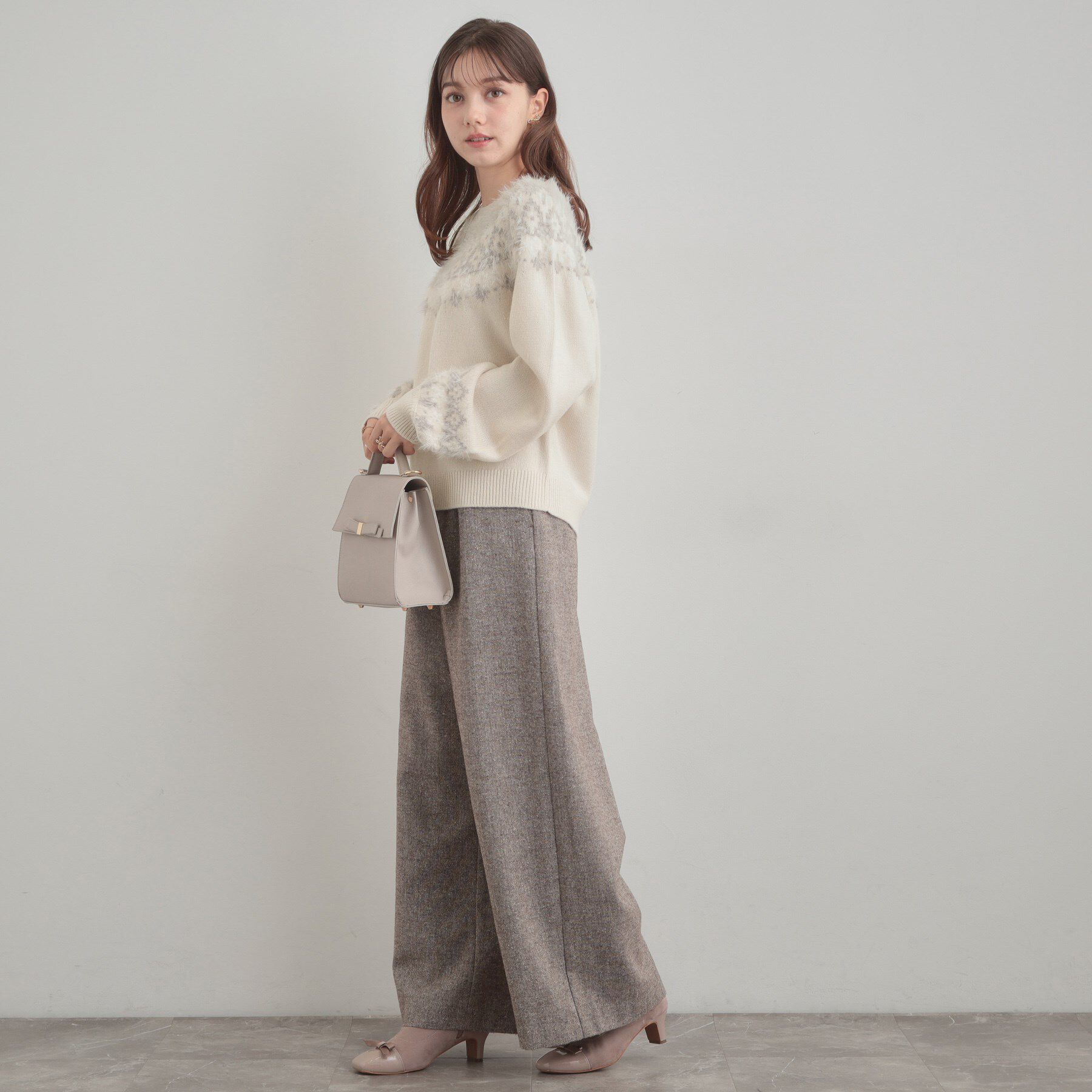 Couture broach「【着映え】求心フェザーニット」|ニット・セーター|