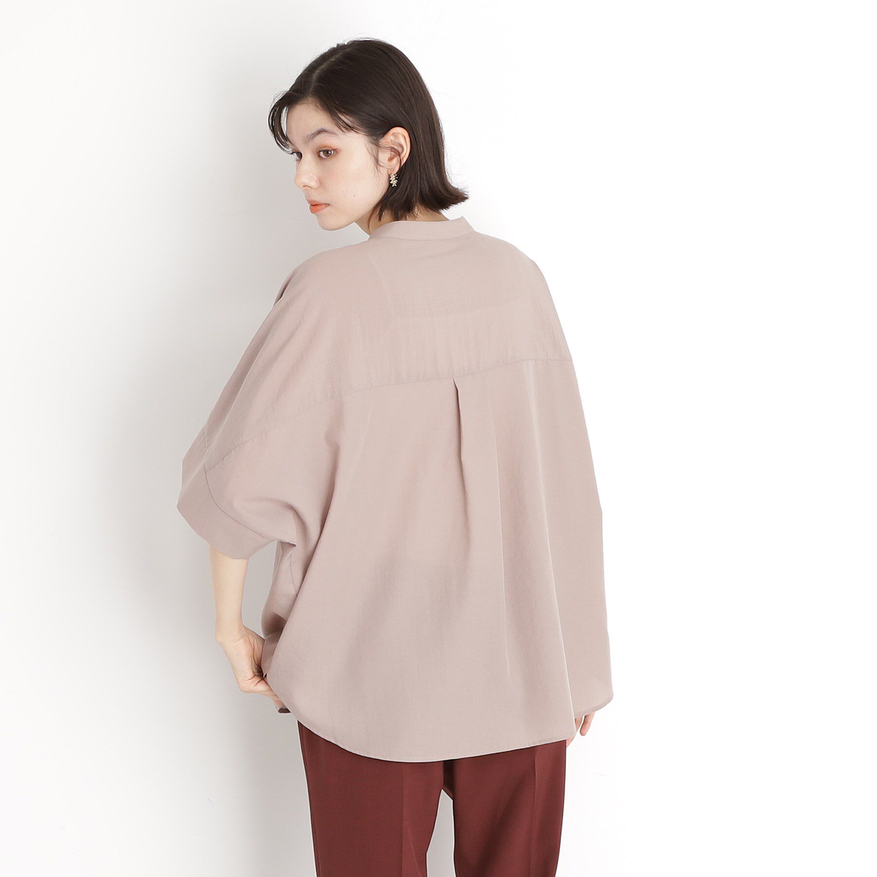 THE SHOP TK「ドルマンブラウス【7色展開/洗濯機OK/体型カバー】」|シャツ・ブラウス|