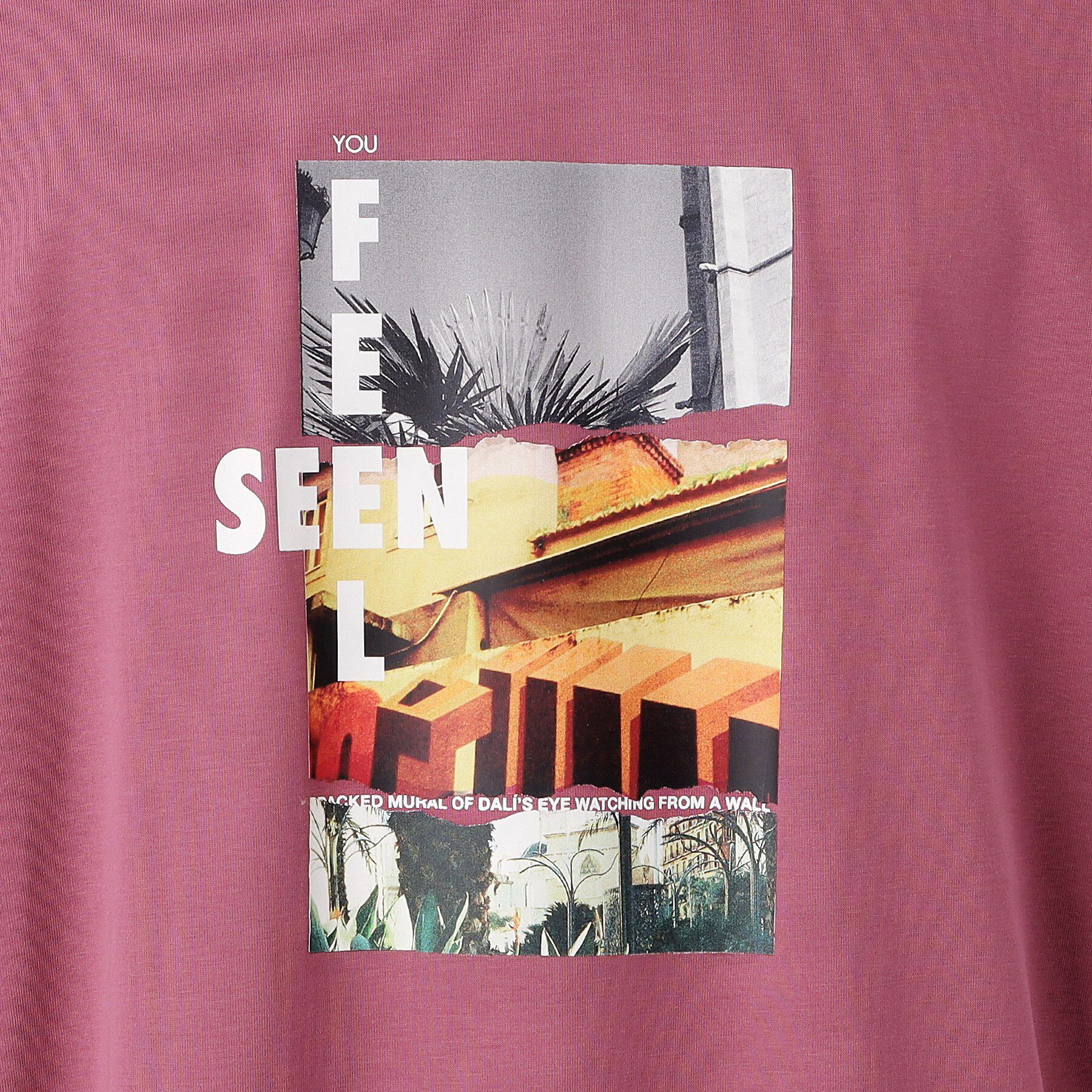 THE SHOP TK「フォトグラフプリント長袖Tシャツ【洗濯機OK】」|Tシャツ・カットソー|