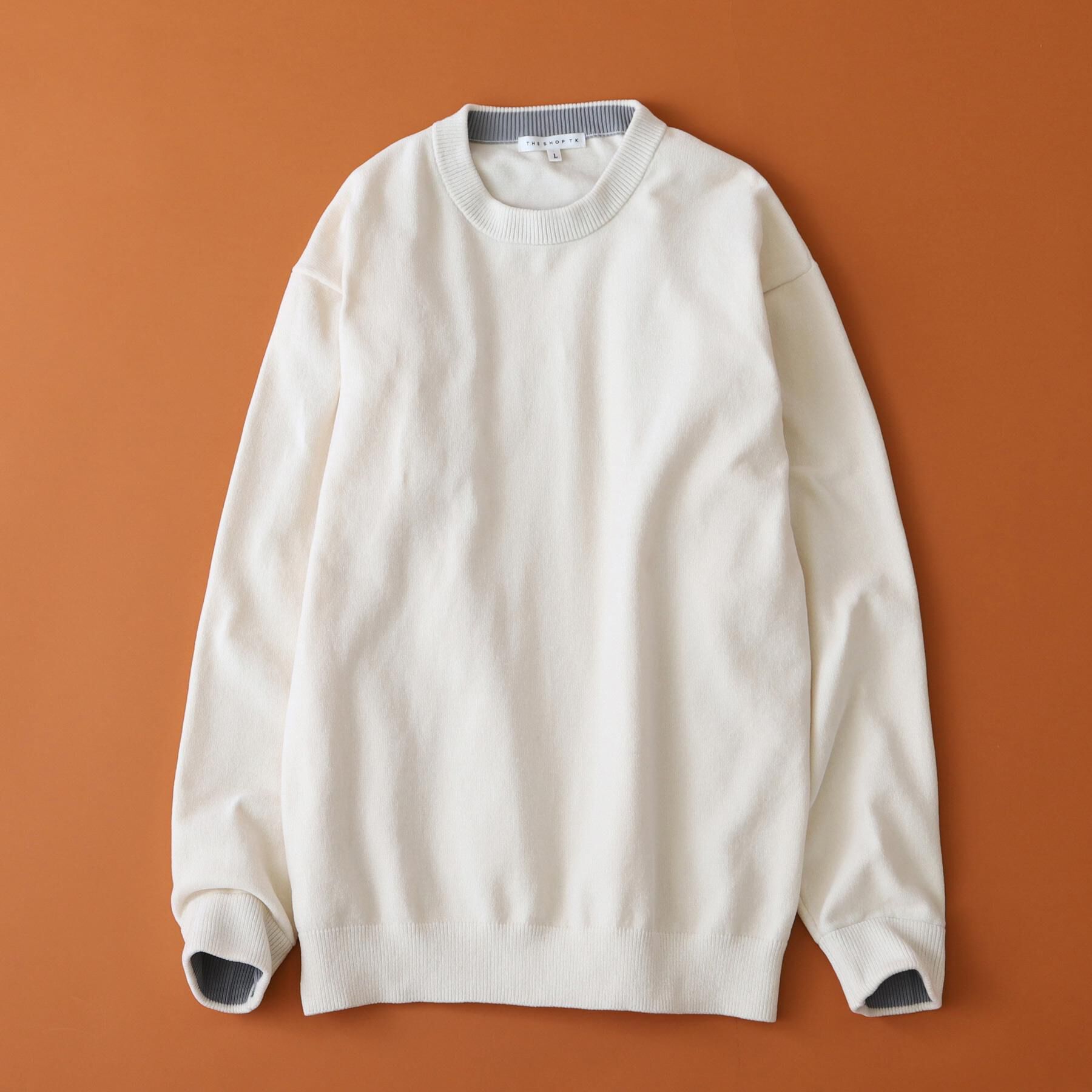 THE SHOP TK「【触れるたびに心地良い】ライトモールニット　洗濯機OK/ユニセックスでおすすめ！」|ニット・セーター|