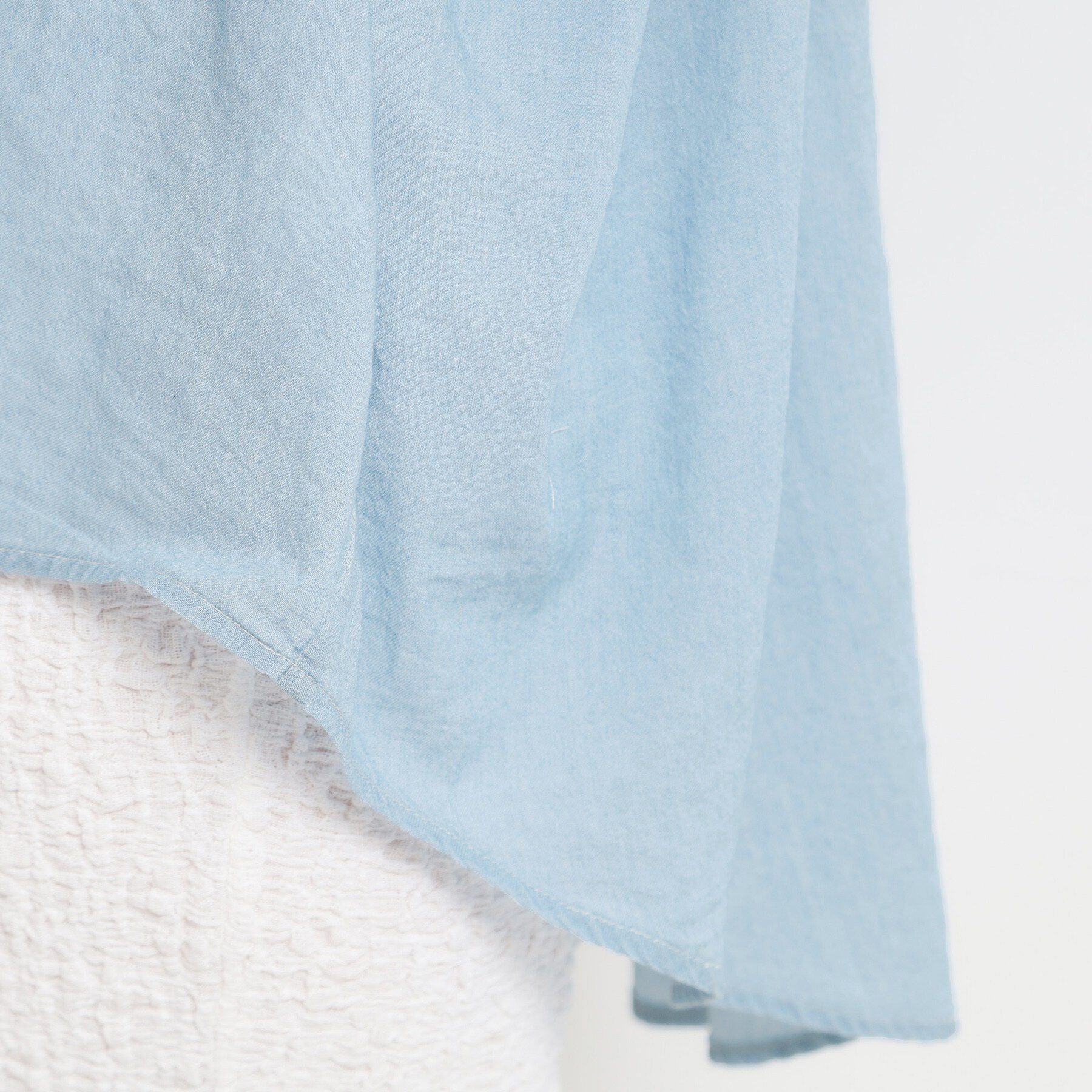 THE SHOP TK「シアーデニムシャツ」|シャツ・ブラウス|