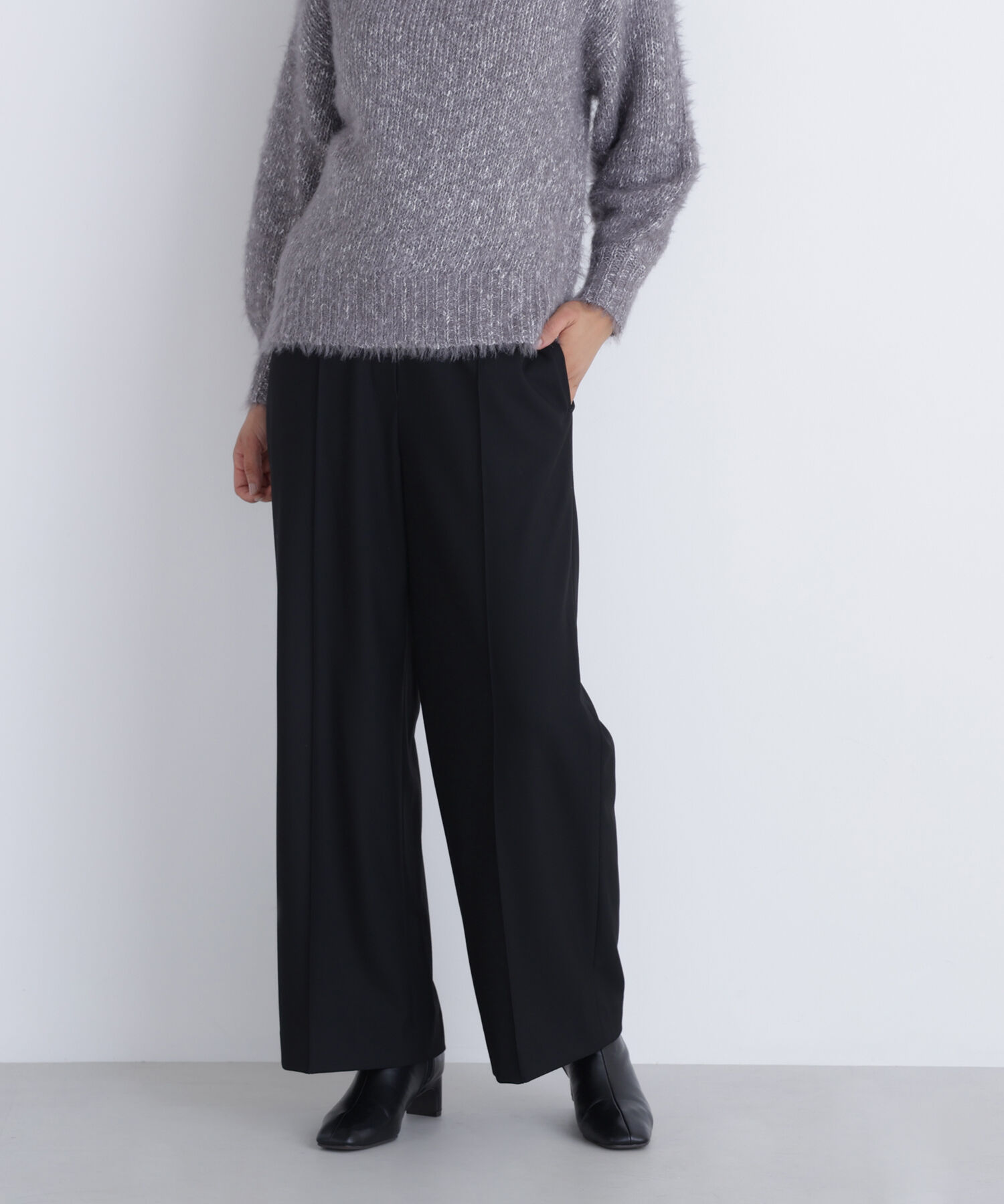  「楽してごめん！はくだけきちんと見えパンツ」|その他|ブラック