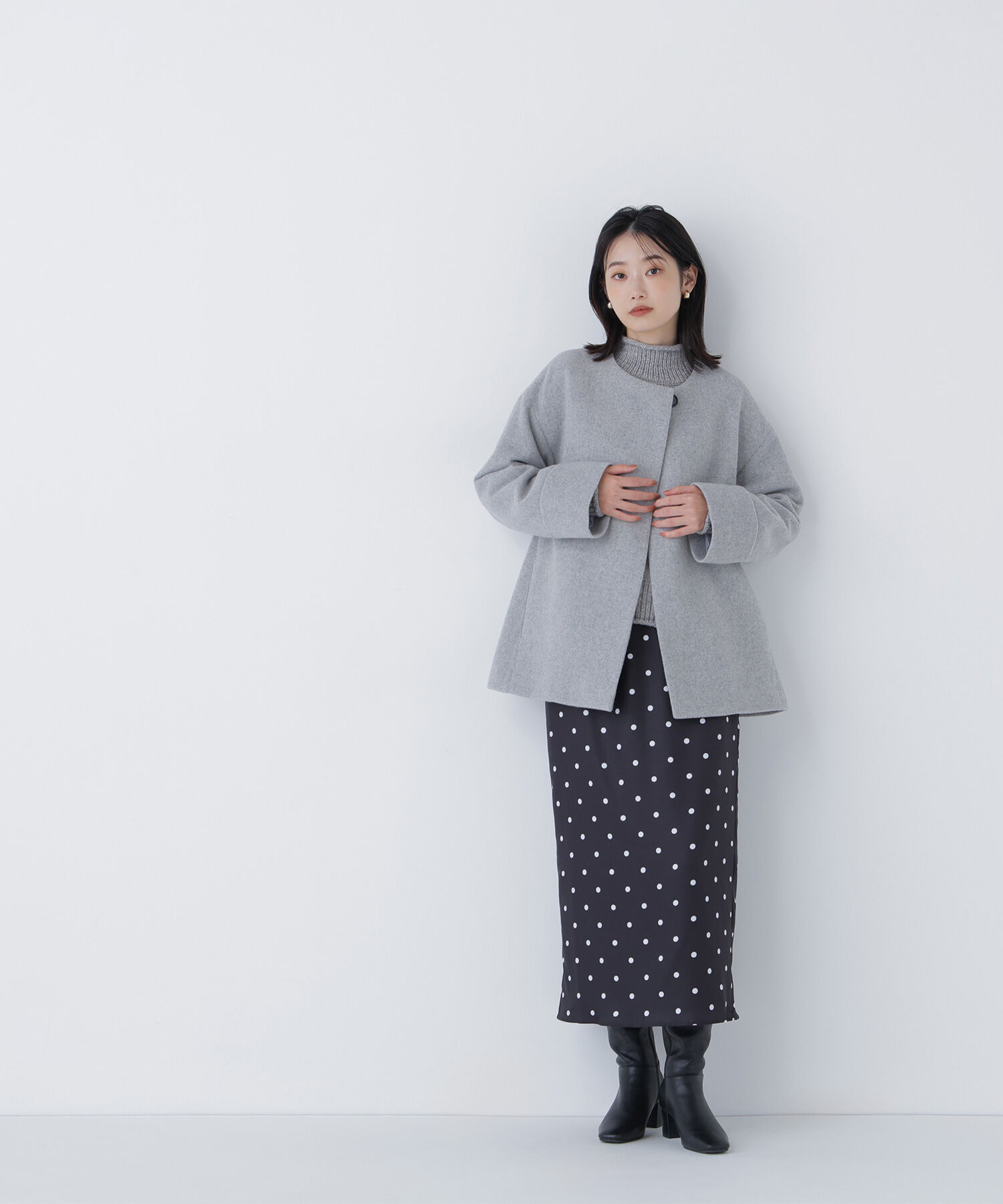  「毎日に&ldquo;ちょうどいい&rdquo;カシミヤ混コート」|ブルゾン・スタジャン|